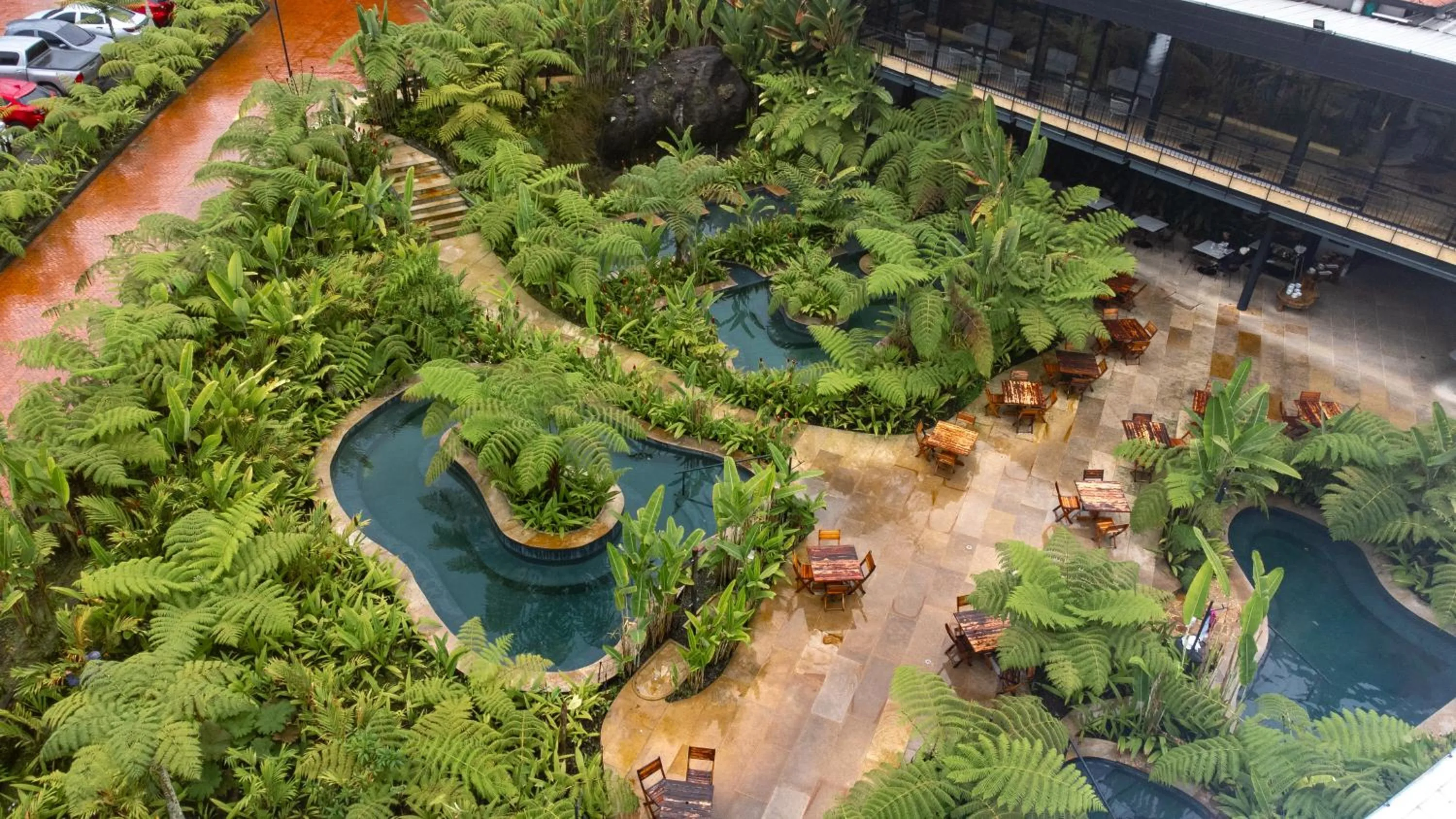 Bird's eye view in Termales El Otoño