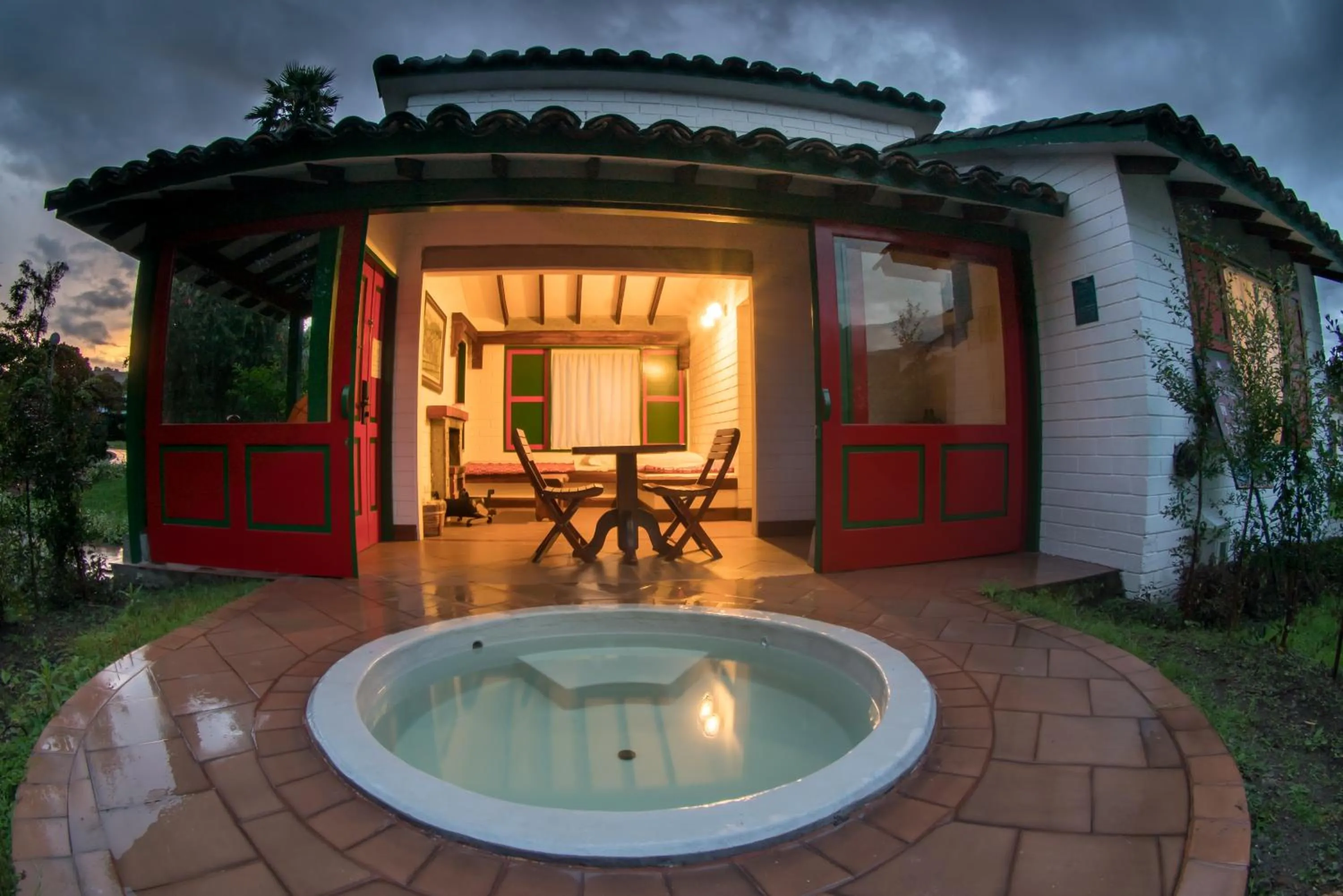 Garden in Termales El Otoño