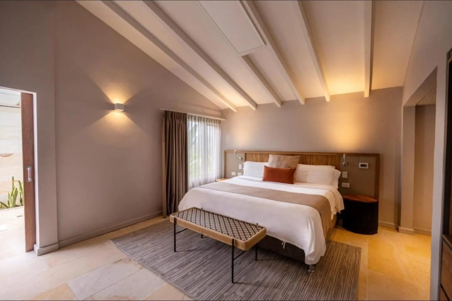 Bedroom, Bed in Termales El Otoño