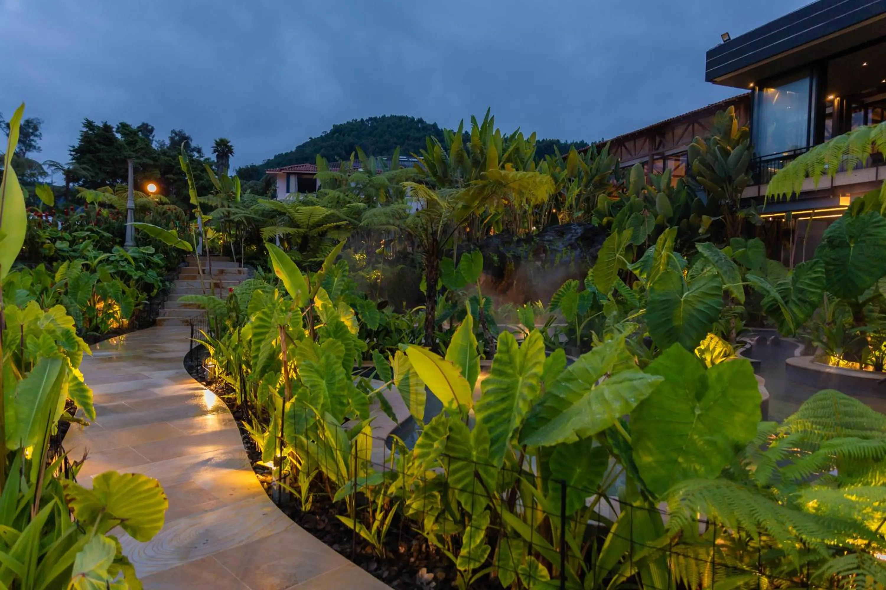 Garden in Termales El Otoño