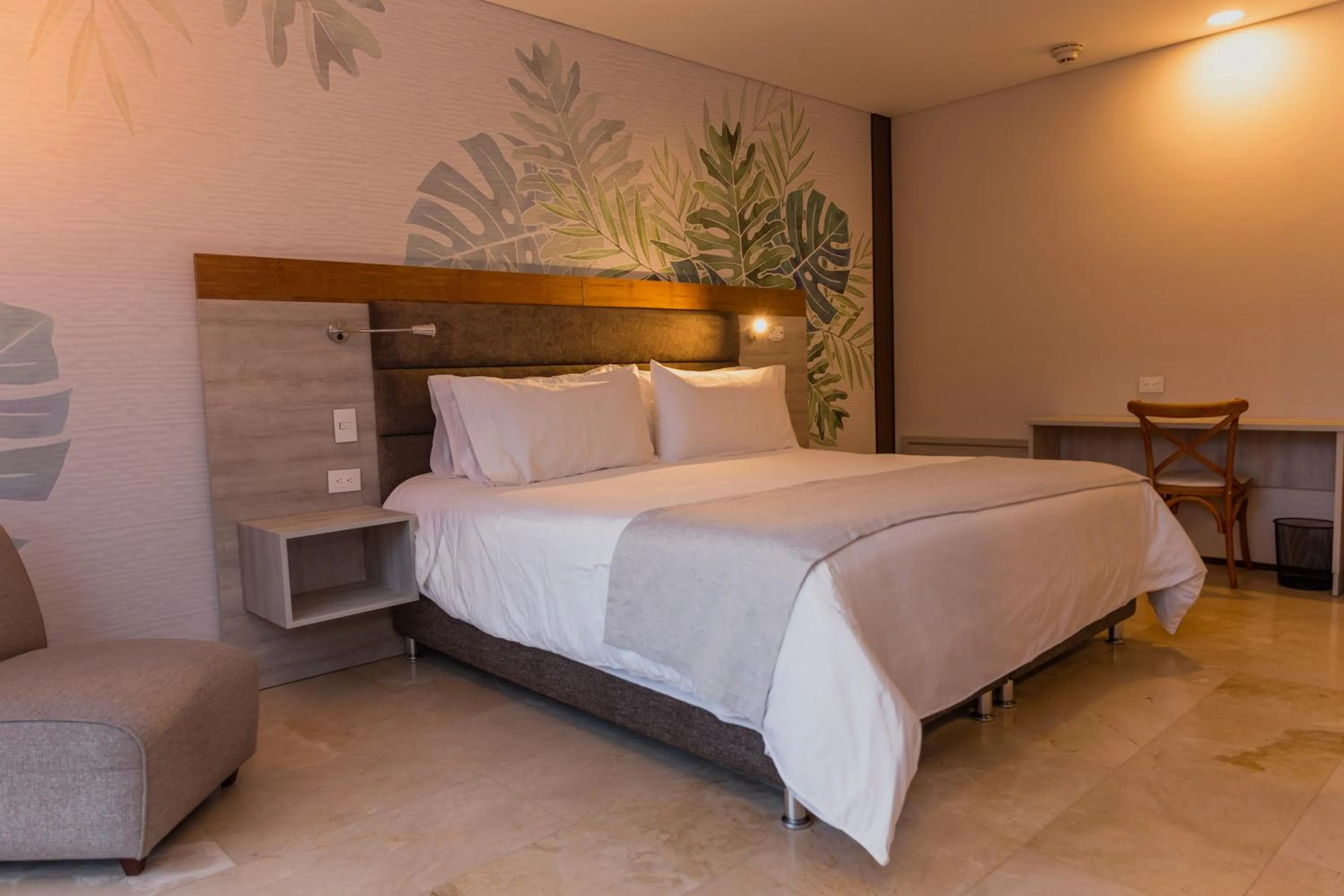 Bedroom, Bed in Termales El Otoño