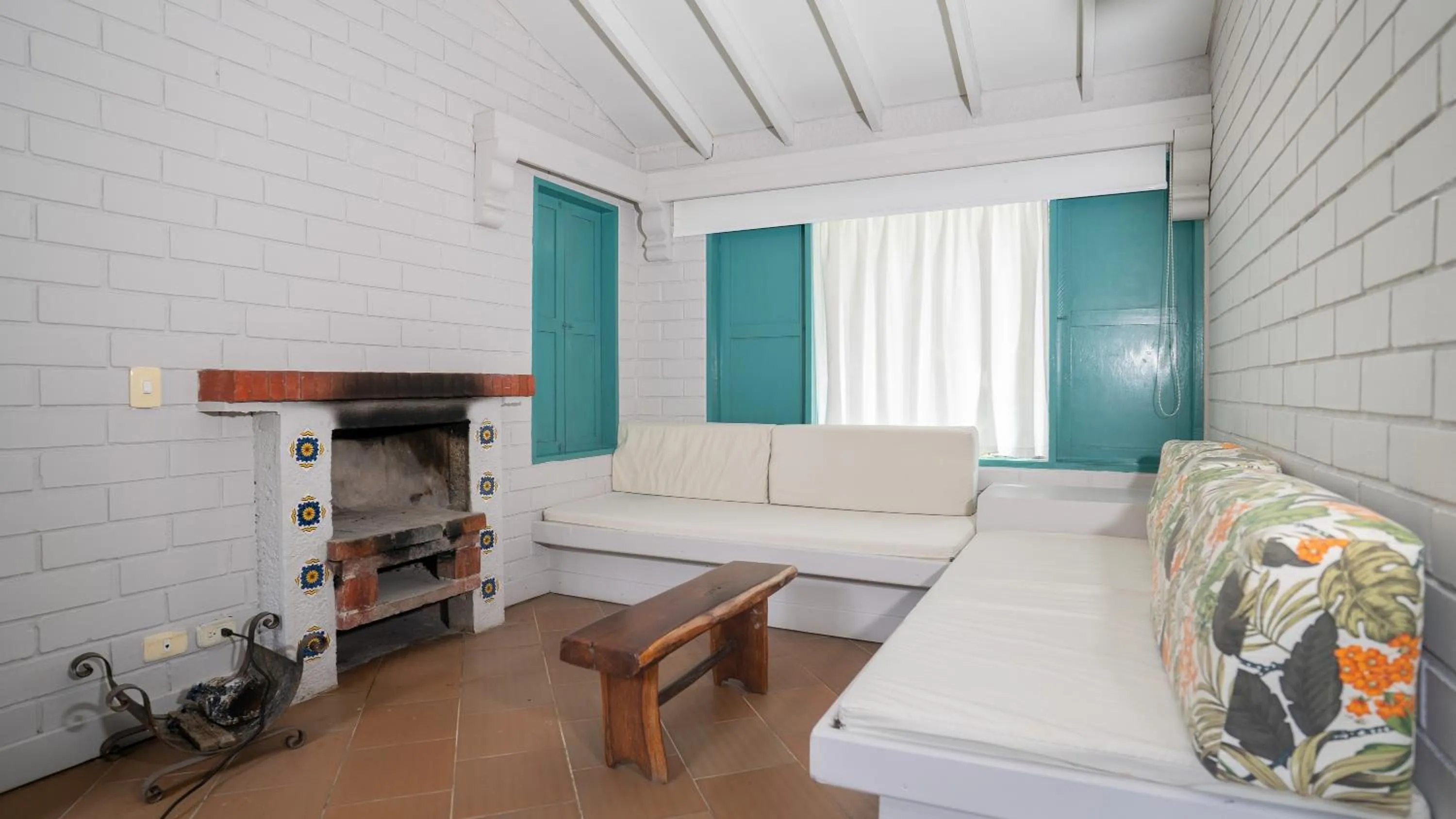 Seating area in Termales El Otoño