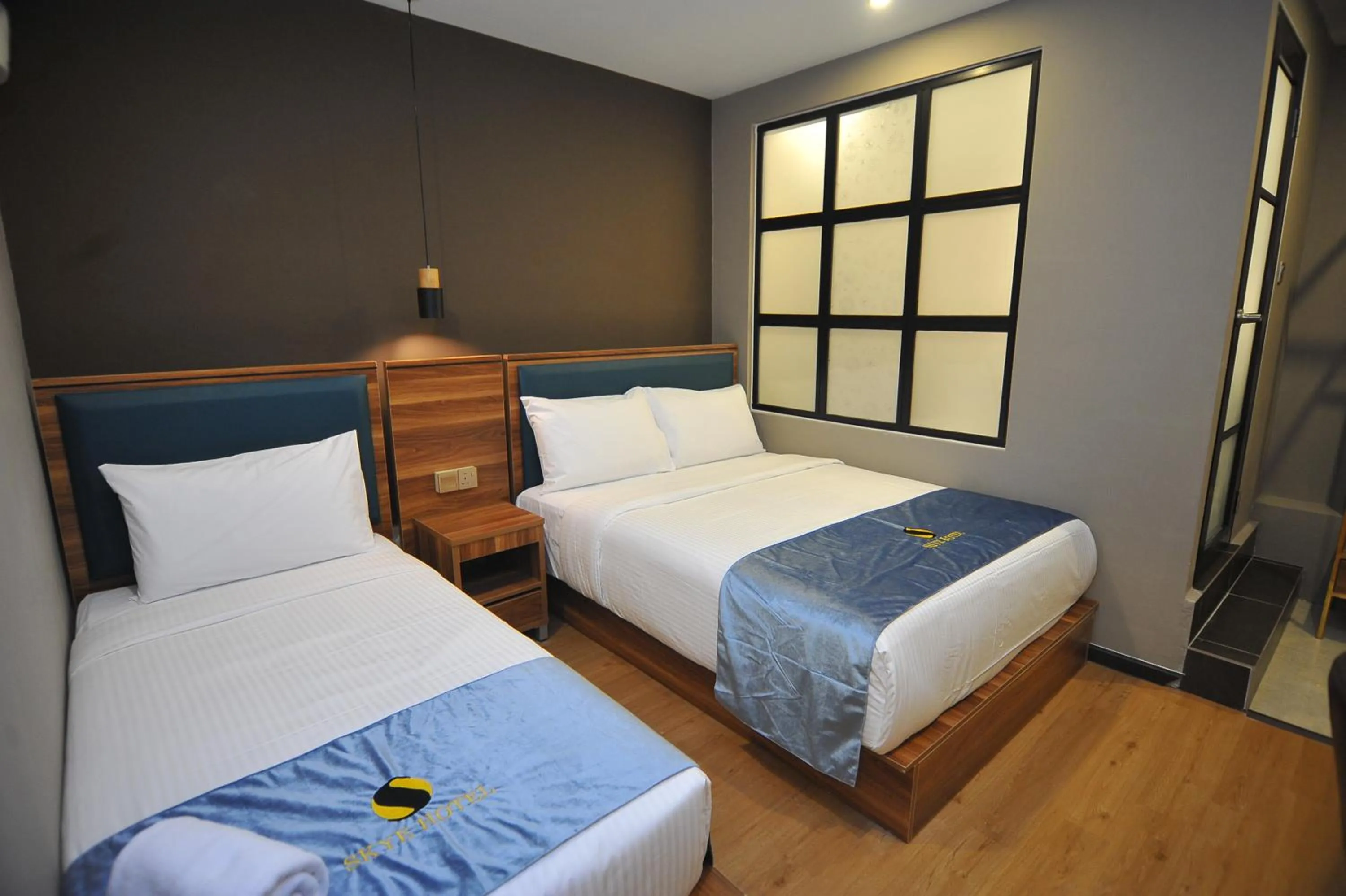 Bed in Skye Hotel Sunway