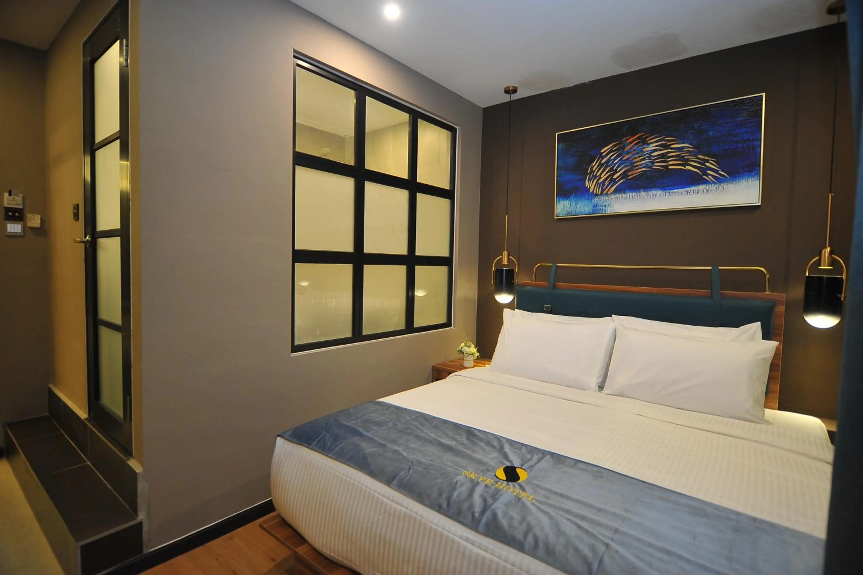 Bed in Skye Hotel Sunway