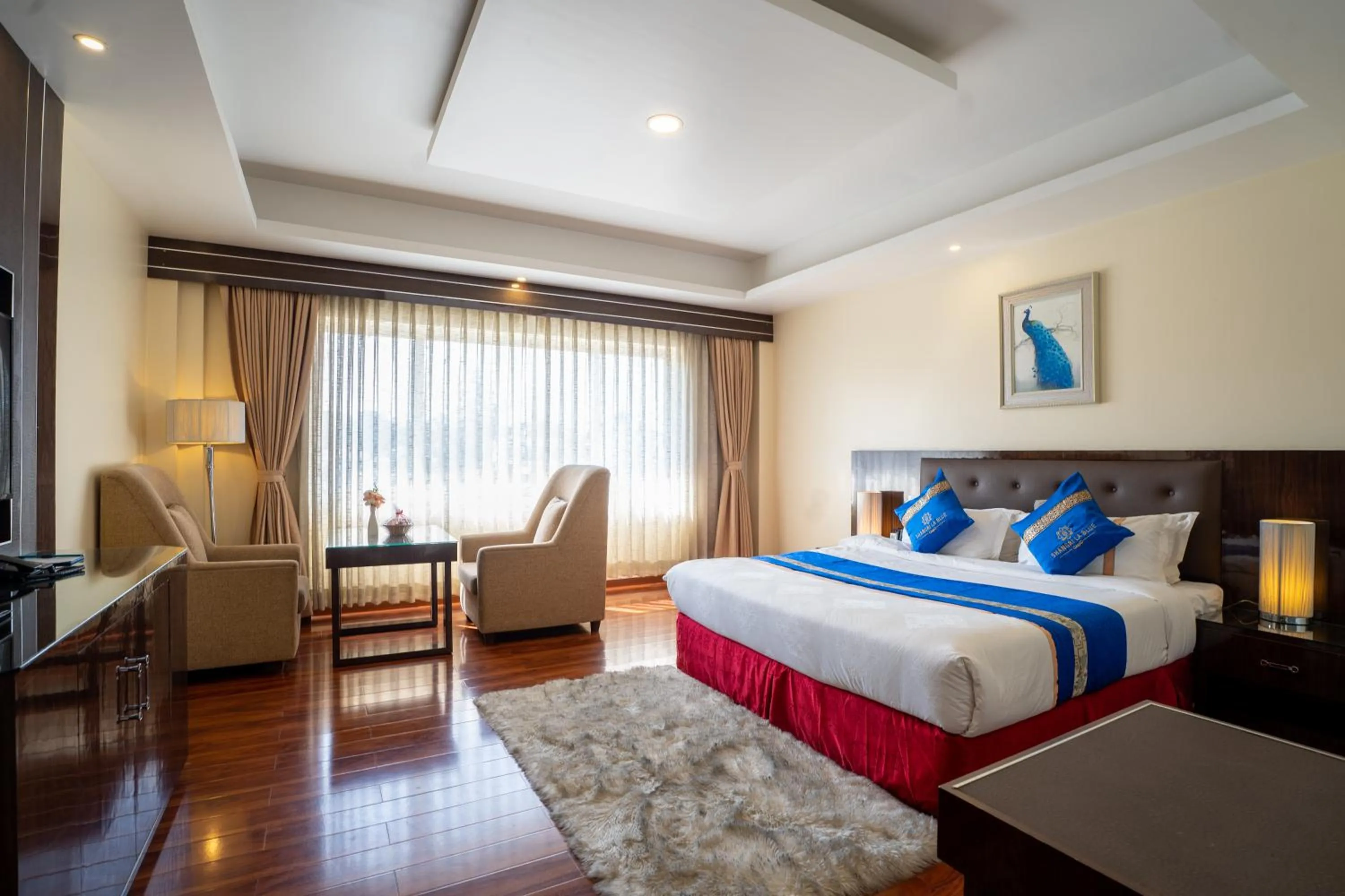 Bedroom in Shangrila Blu Hotel