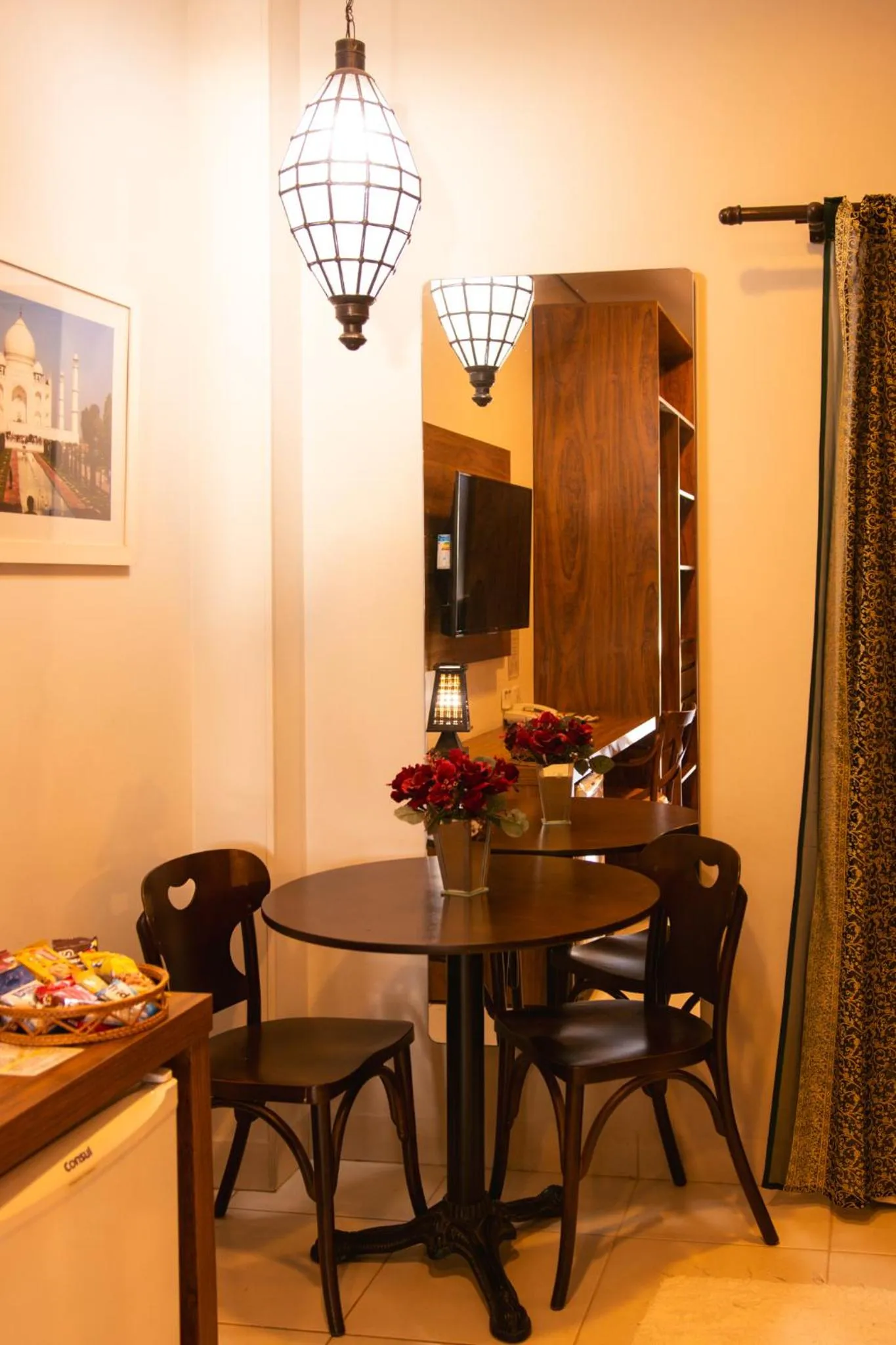 Dining area in Taj Hotel