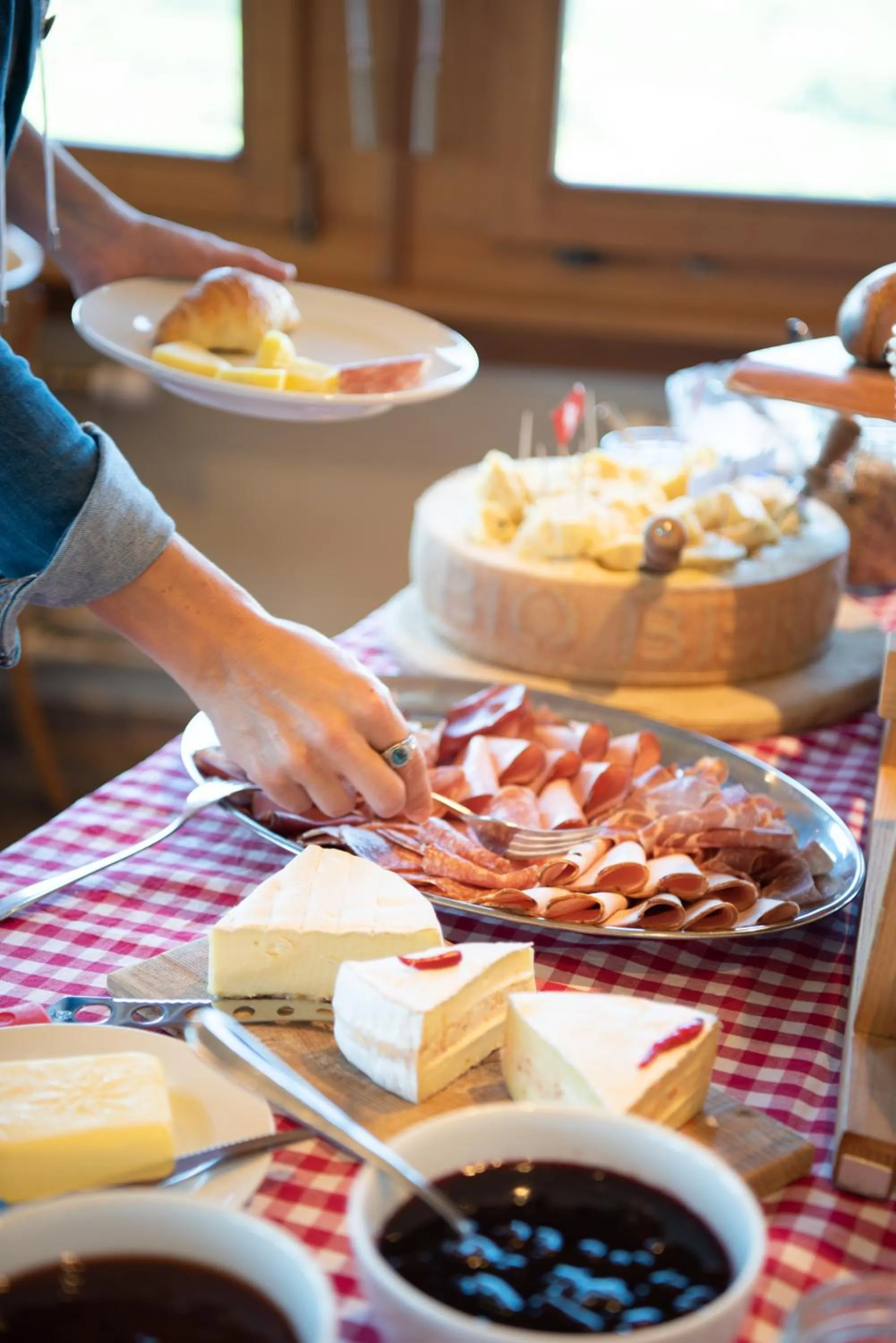 Food and drinks in Restaurant und Kaeserei Berghof