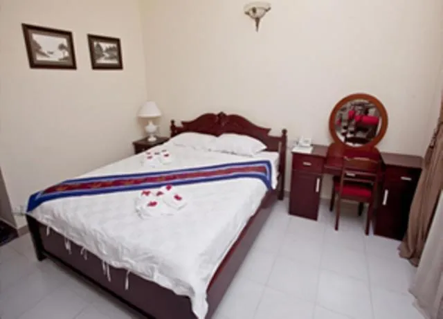 Bed in Nathalie's Vung Tau Hotel