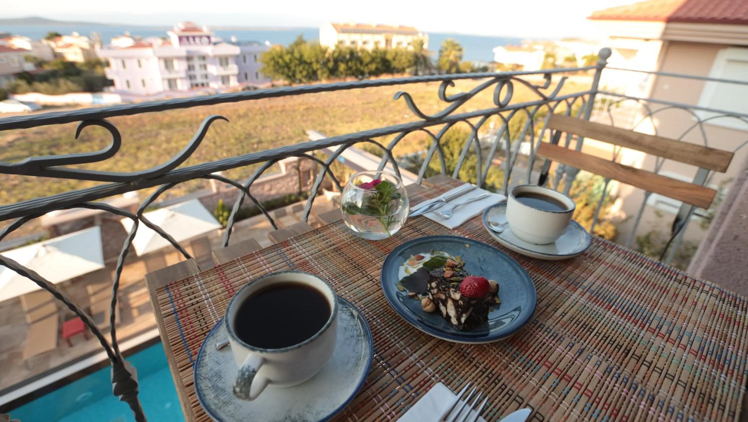 Balcony/Terrace in Sukha Cunda Otel