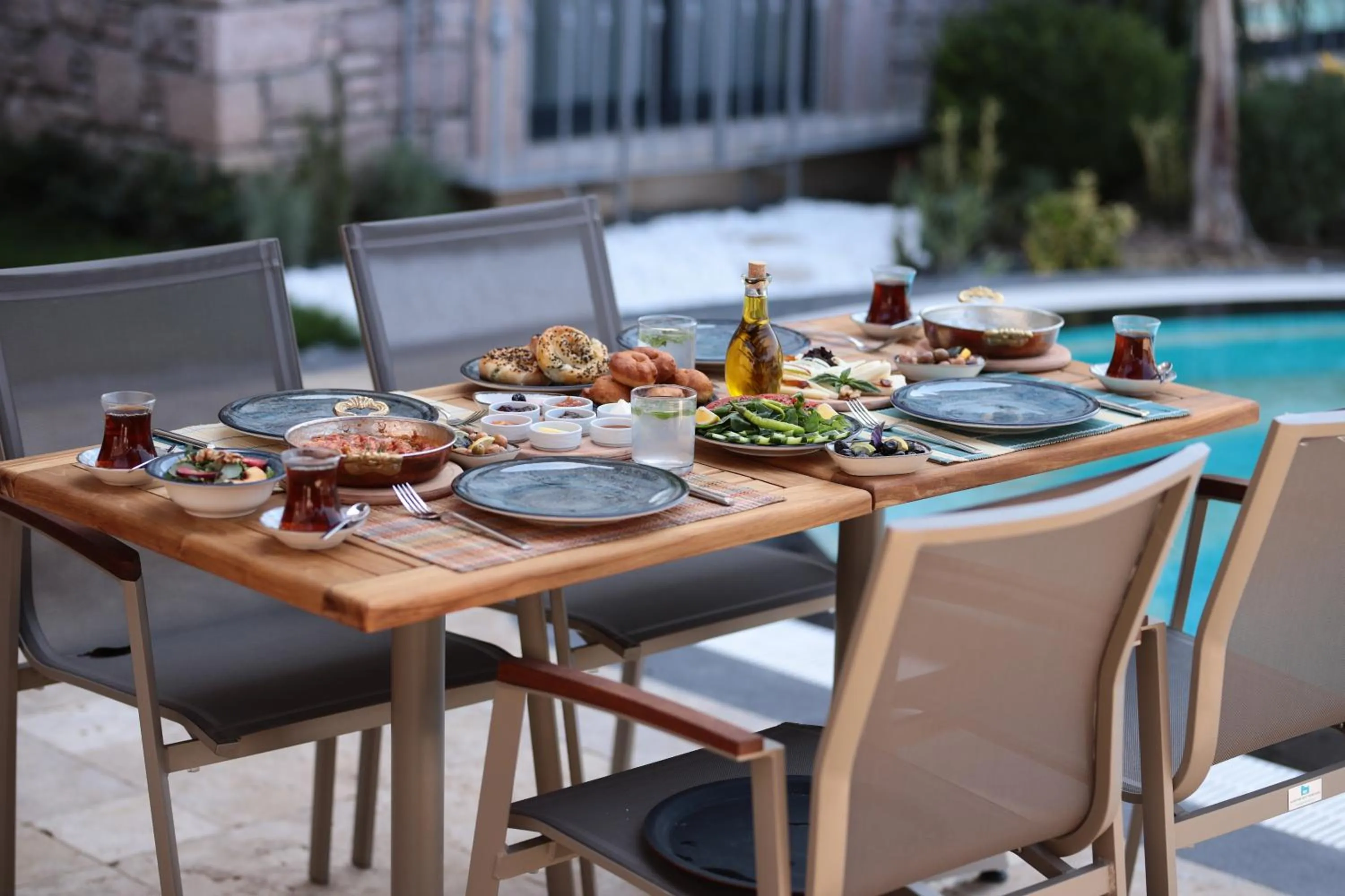Continental breakfast in Sukha Cunda Otel