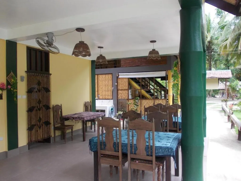 Patio in Eddie`s Beach Resort Siargao