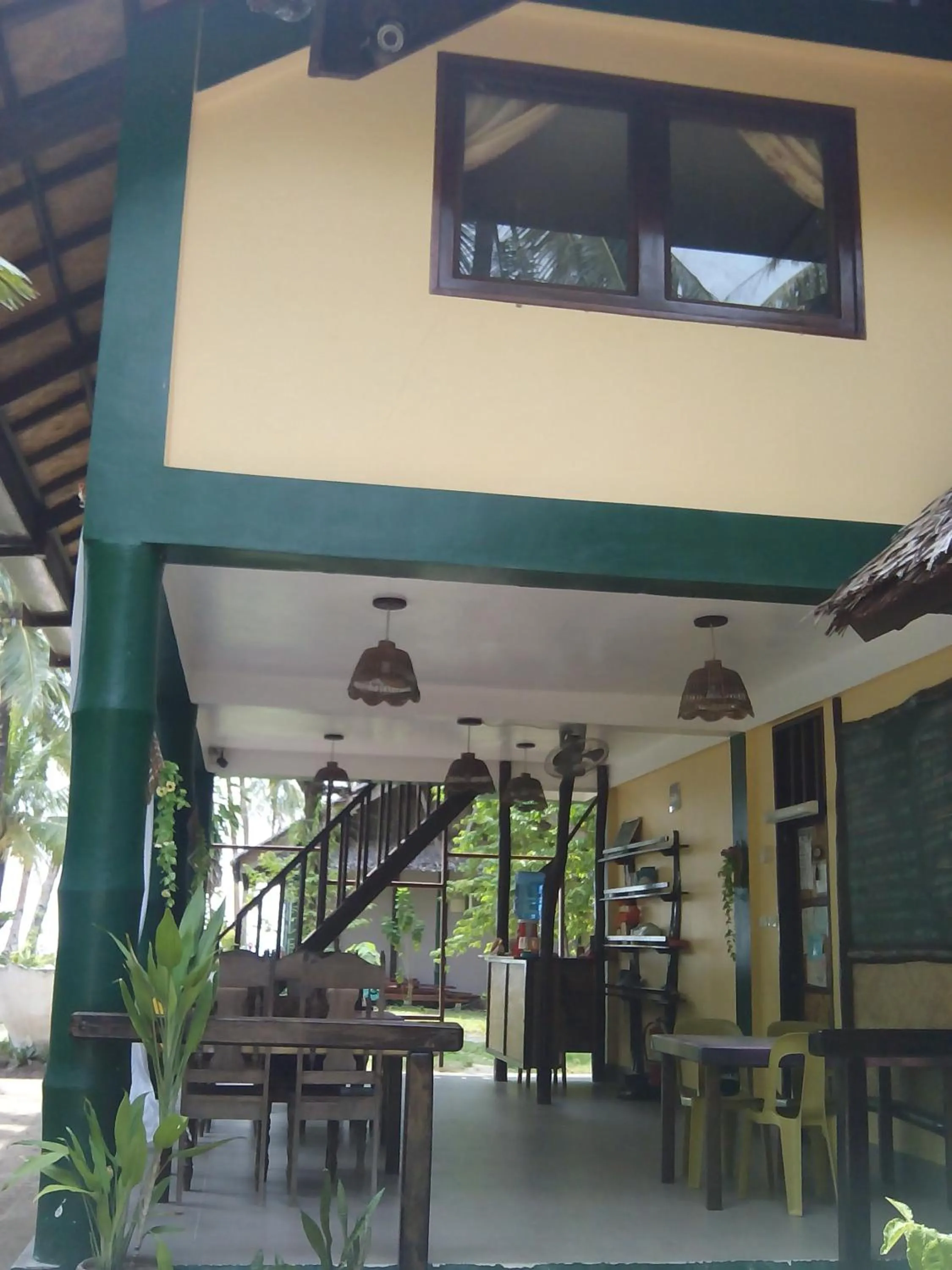 Patio in Eddie`s Beach Resort Siargao