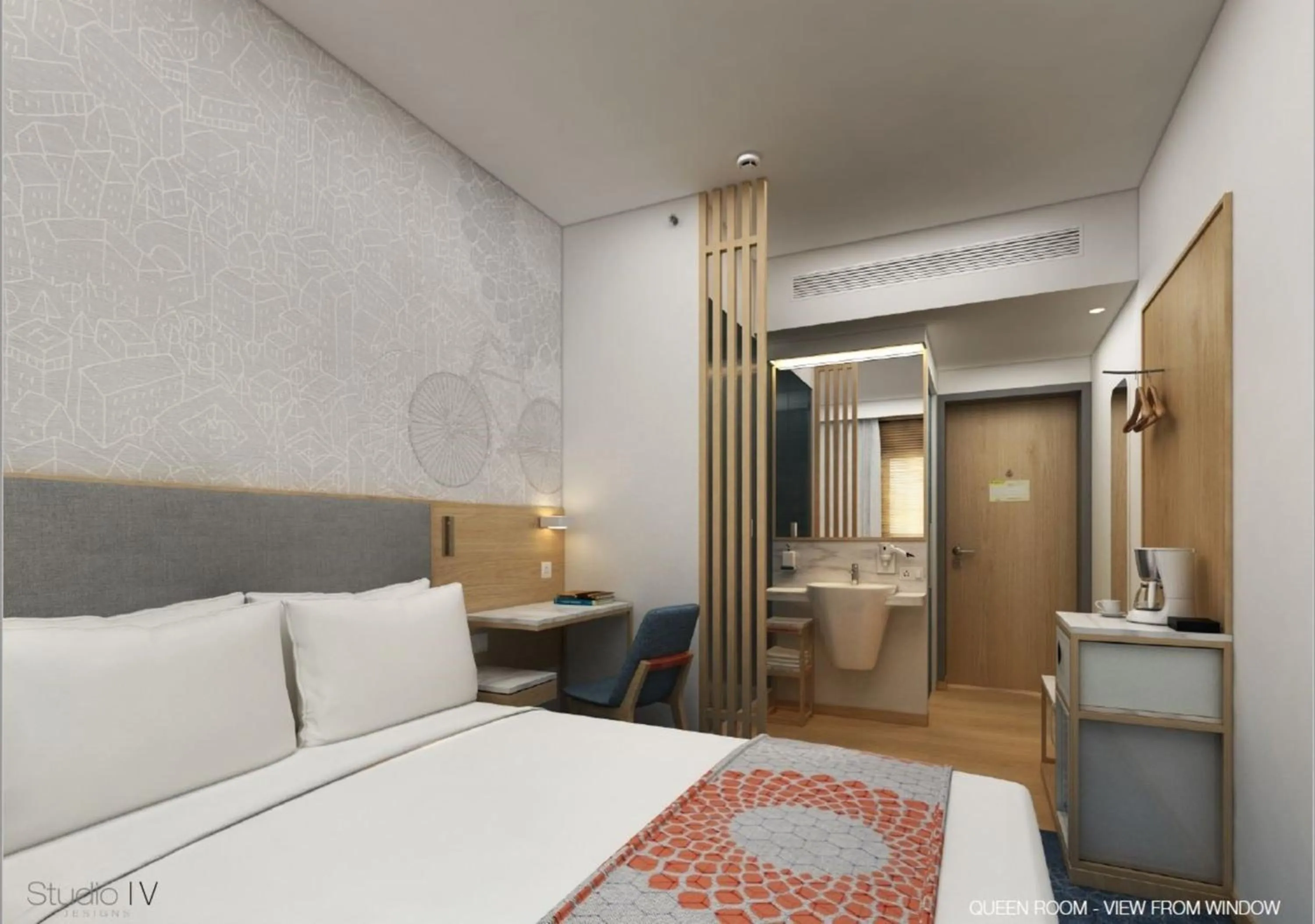 Photo of the whole room, Bed in Holiday Inn Express Bengaluru Whitefield ITPL by IHG