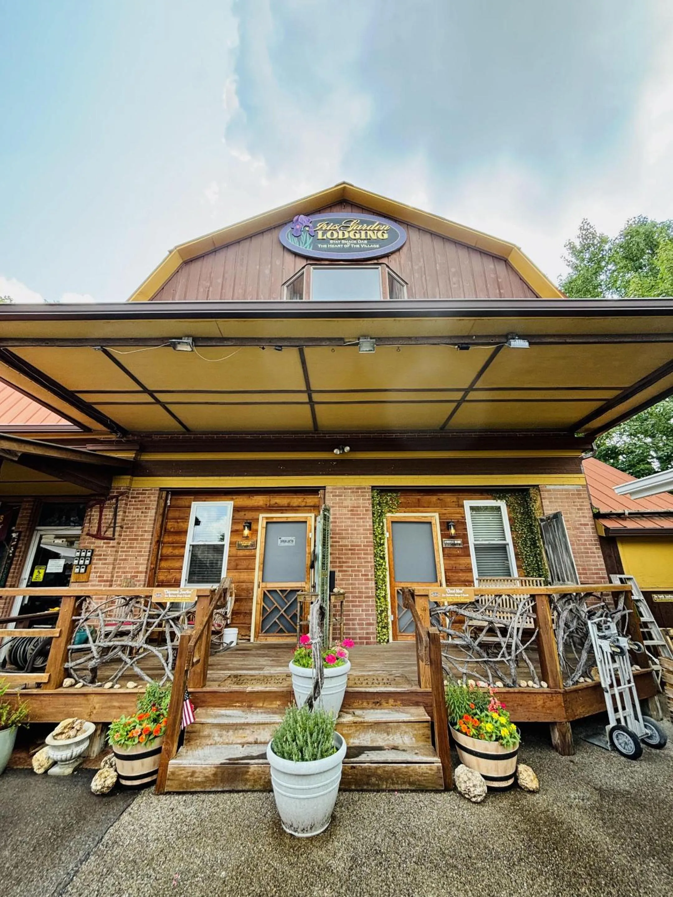 Property building in The Iris Garden Downtown Cottages and Suites