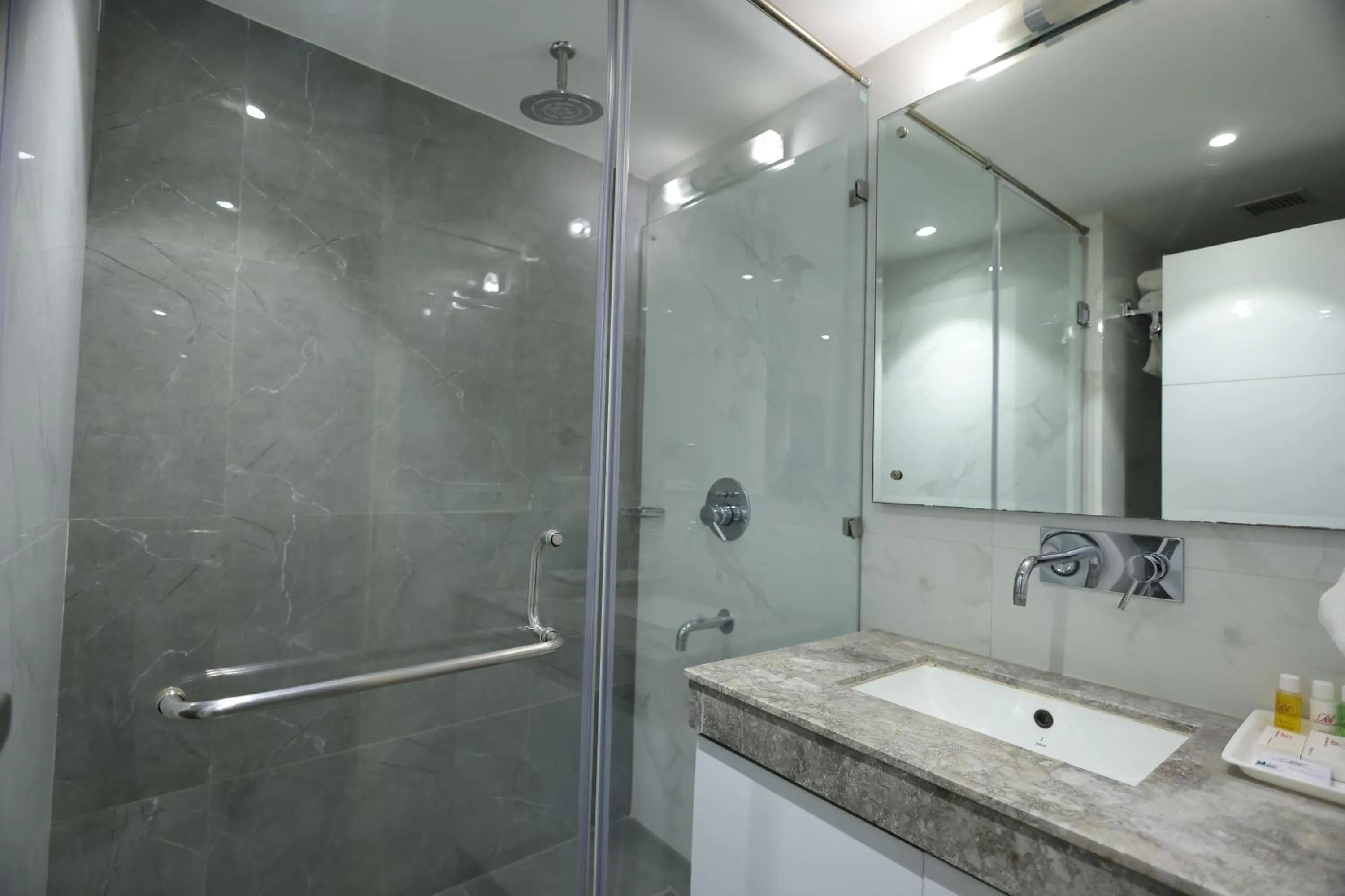 Shower in Airport Hotel Ramhan Palace Mahipalpur