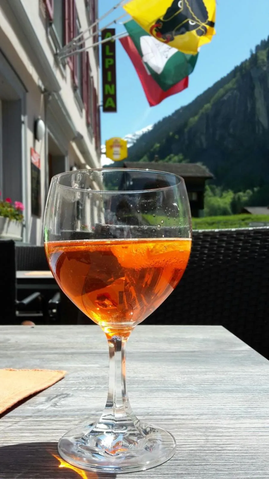 Drinks in Hotel Alpina