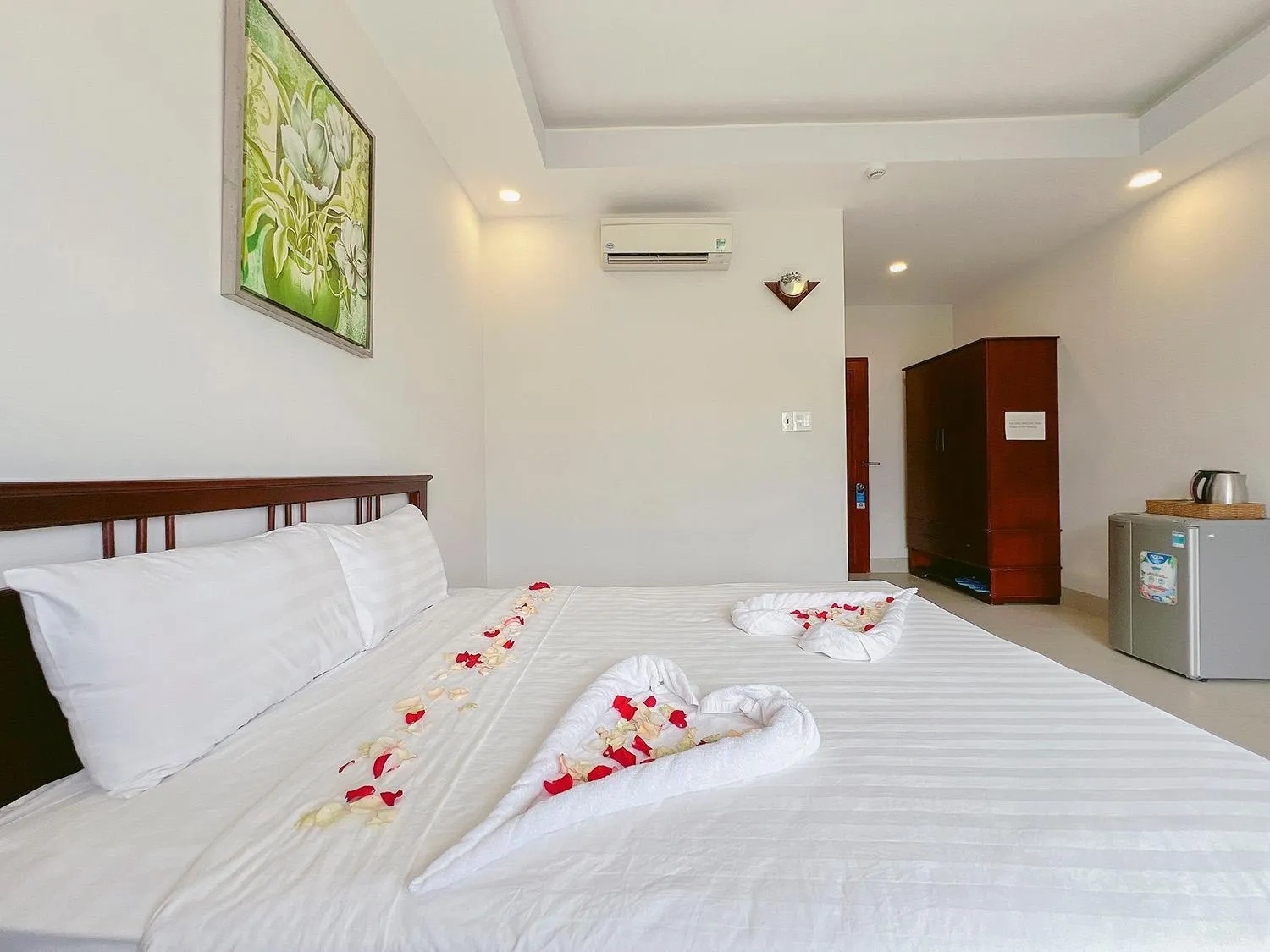 Bed in Sand Beach Resort