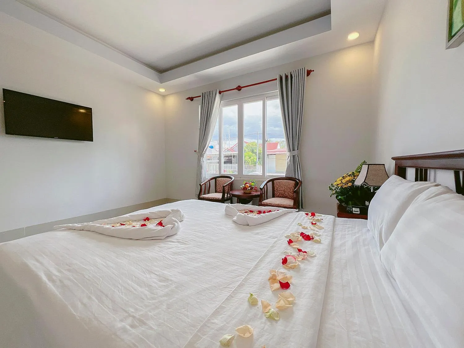 Bed in Sand Beach Resort