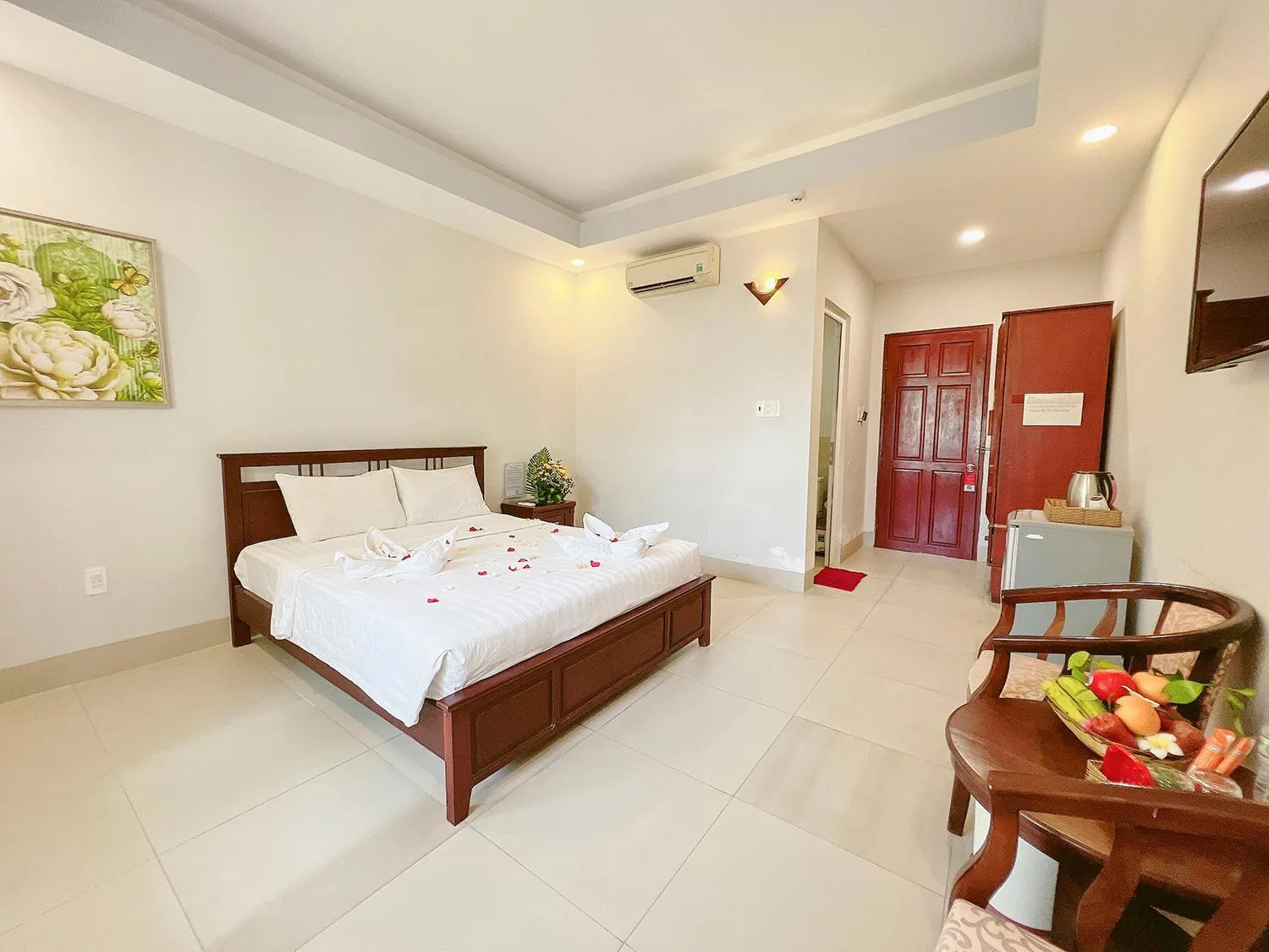 Bed in Sand Beach Resort