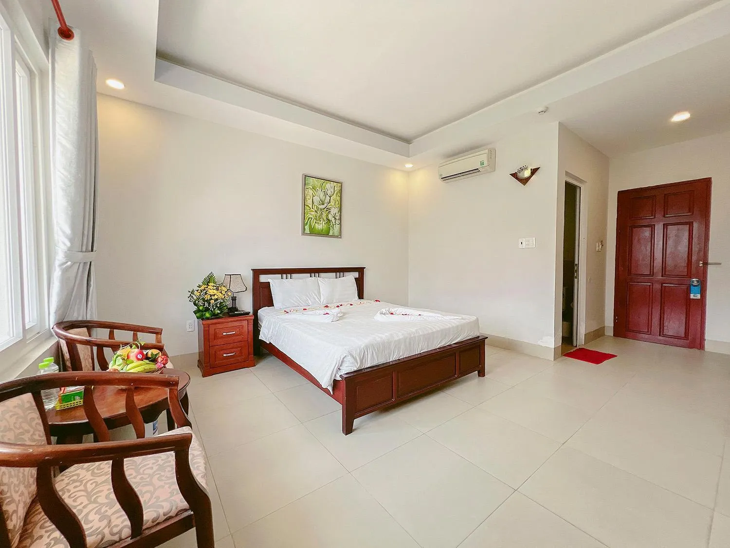 Bed in Sand Beach Resort