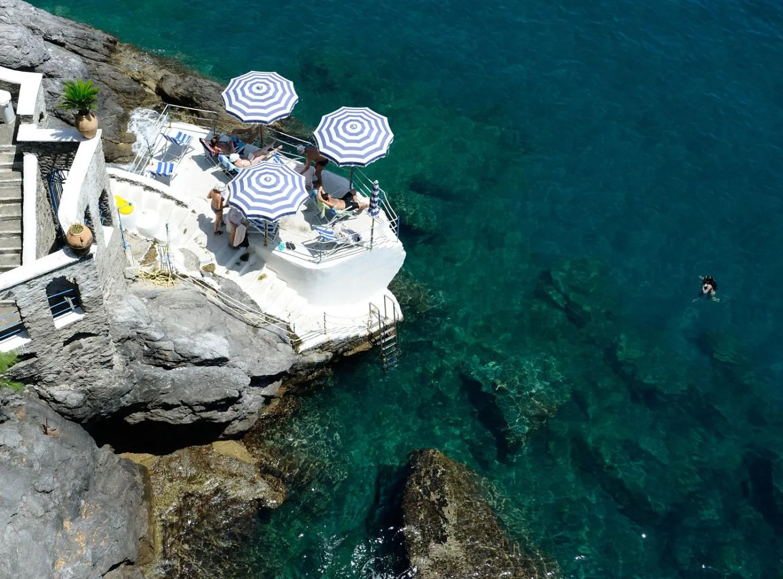 On site in Hotel Villa San Michele