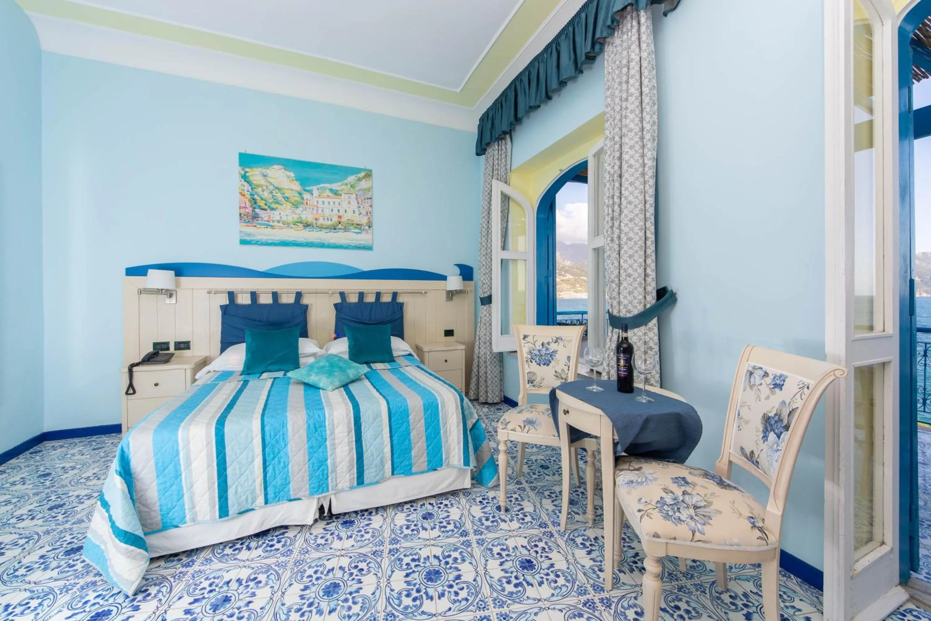 Bed in Hotel Villa San Michele