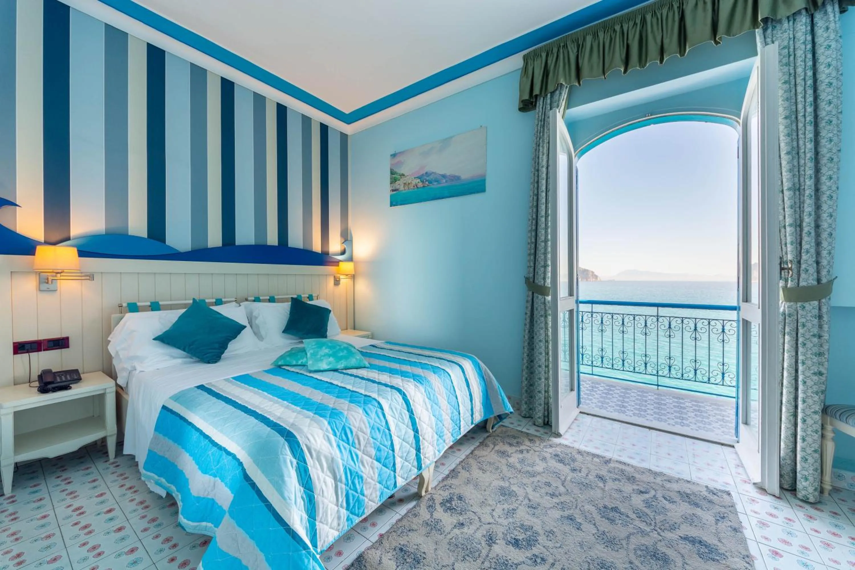 Natural landscape, Bed in Hotel Villa San Michele