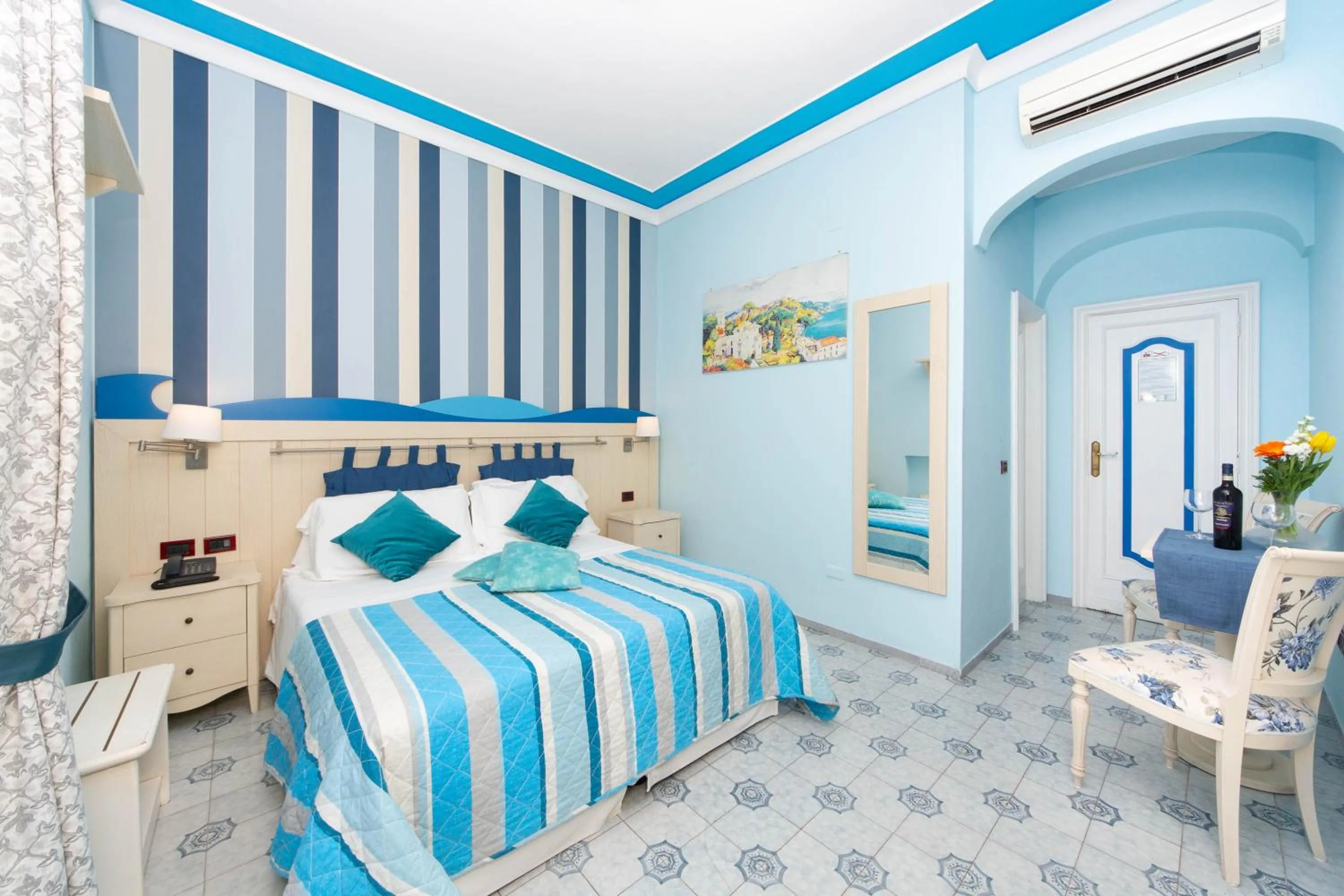 Bed in Hotel Villa San Michele