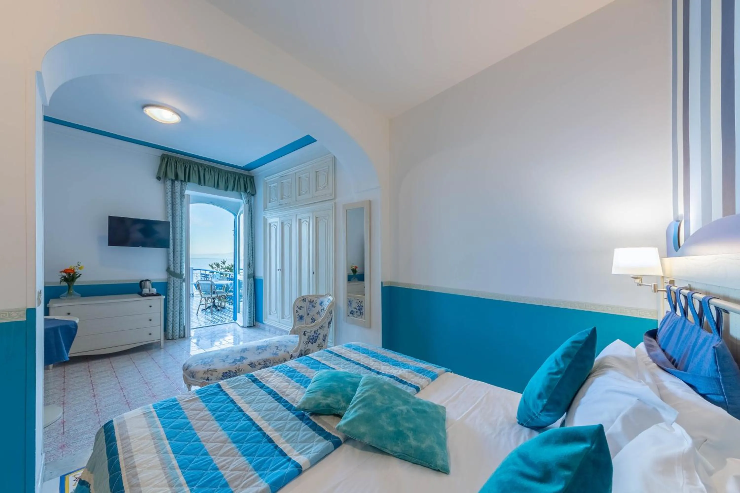 Bed in Hotel Villa San Michele