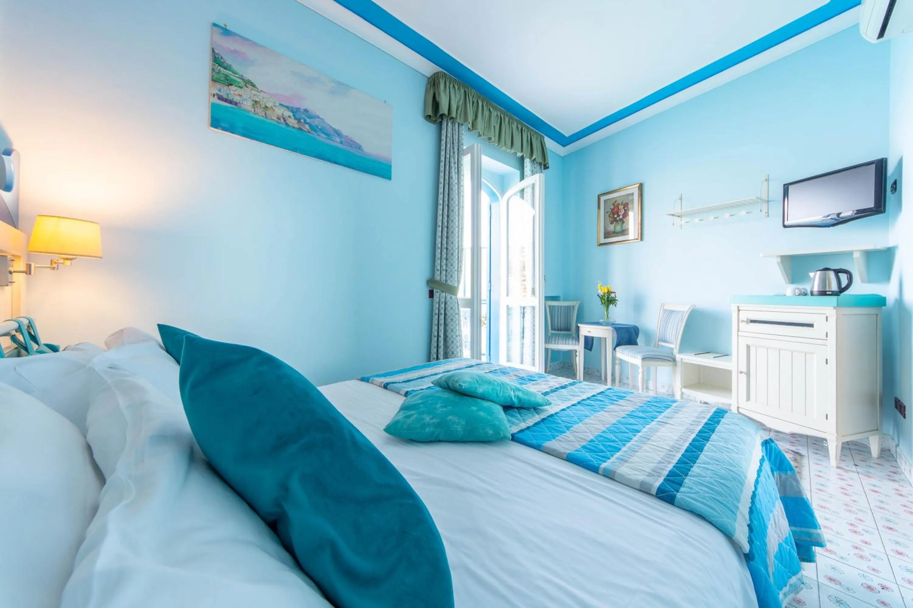 Bed in Hotel Villa San Michele