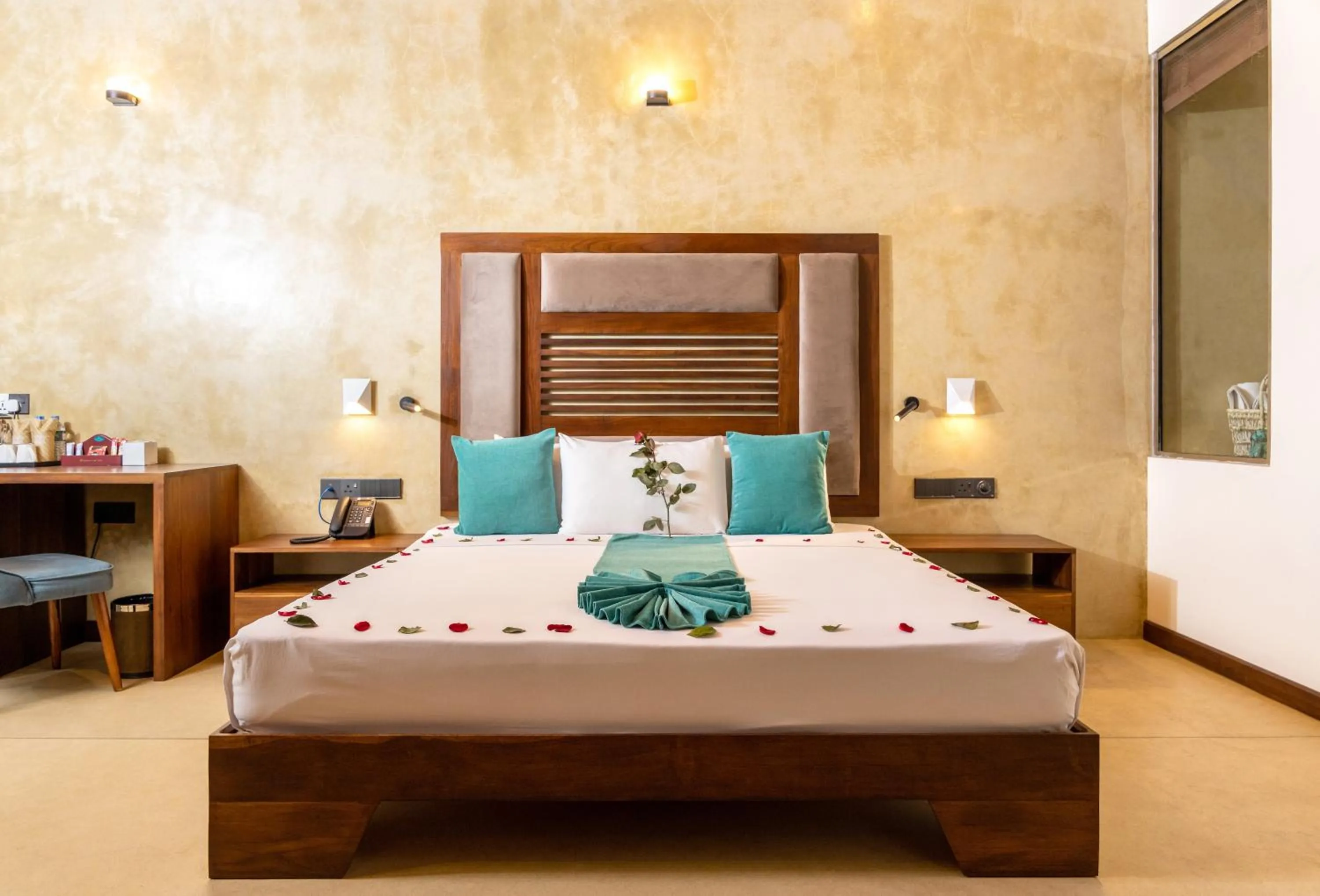 Bed in Seahorse Hotel & Spa