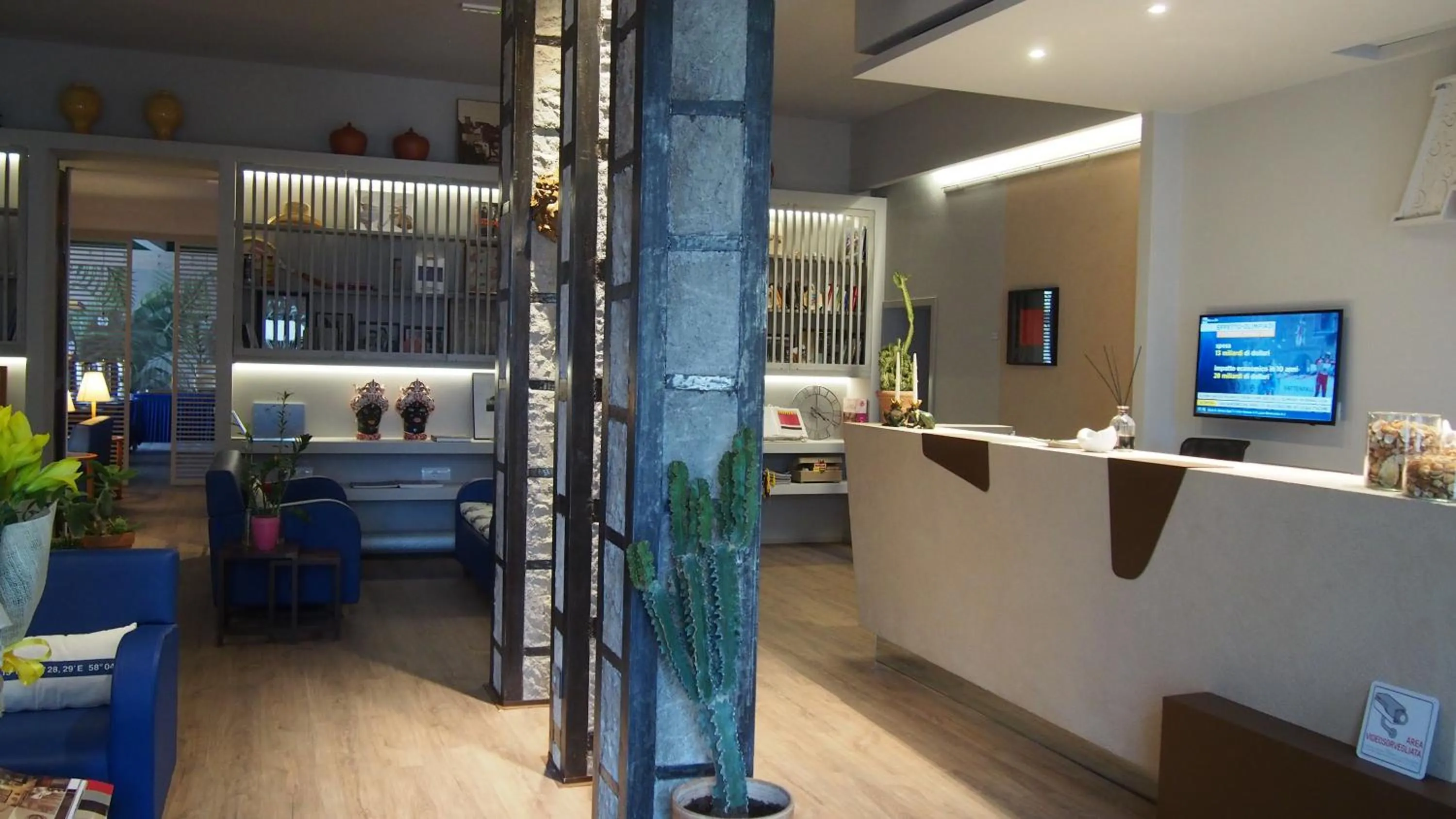 Lobby or reception in Hotel Lucerna