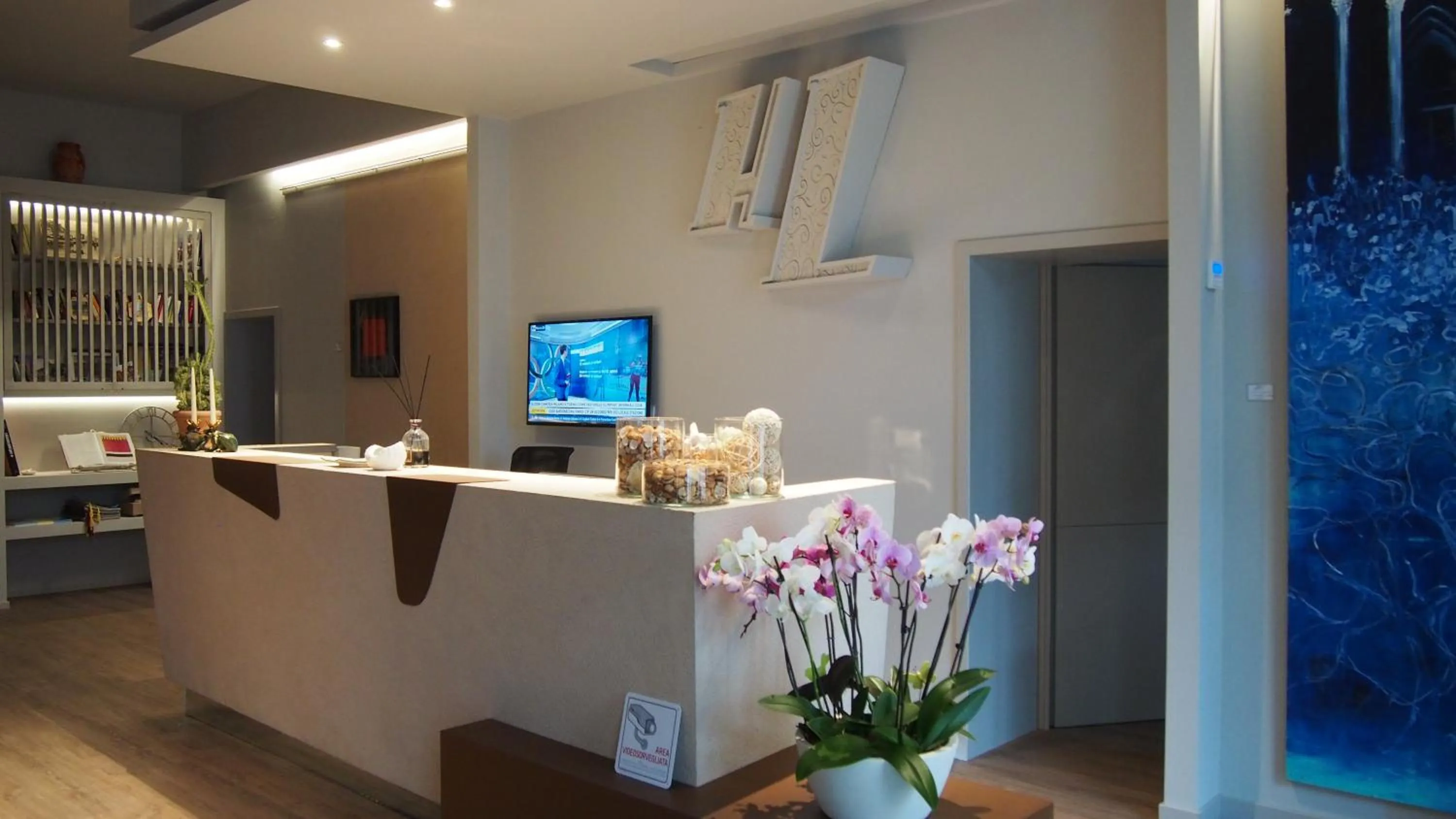 Lobby or reception in Hotel Lucerna