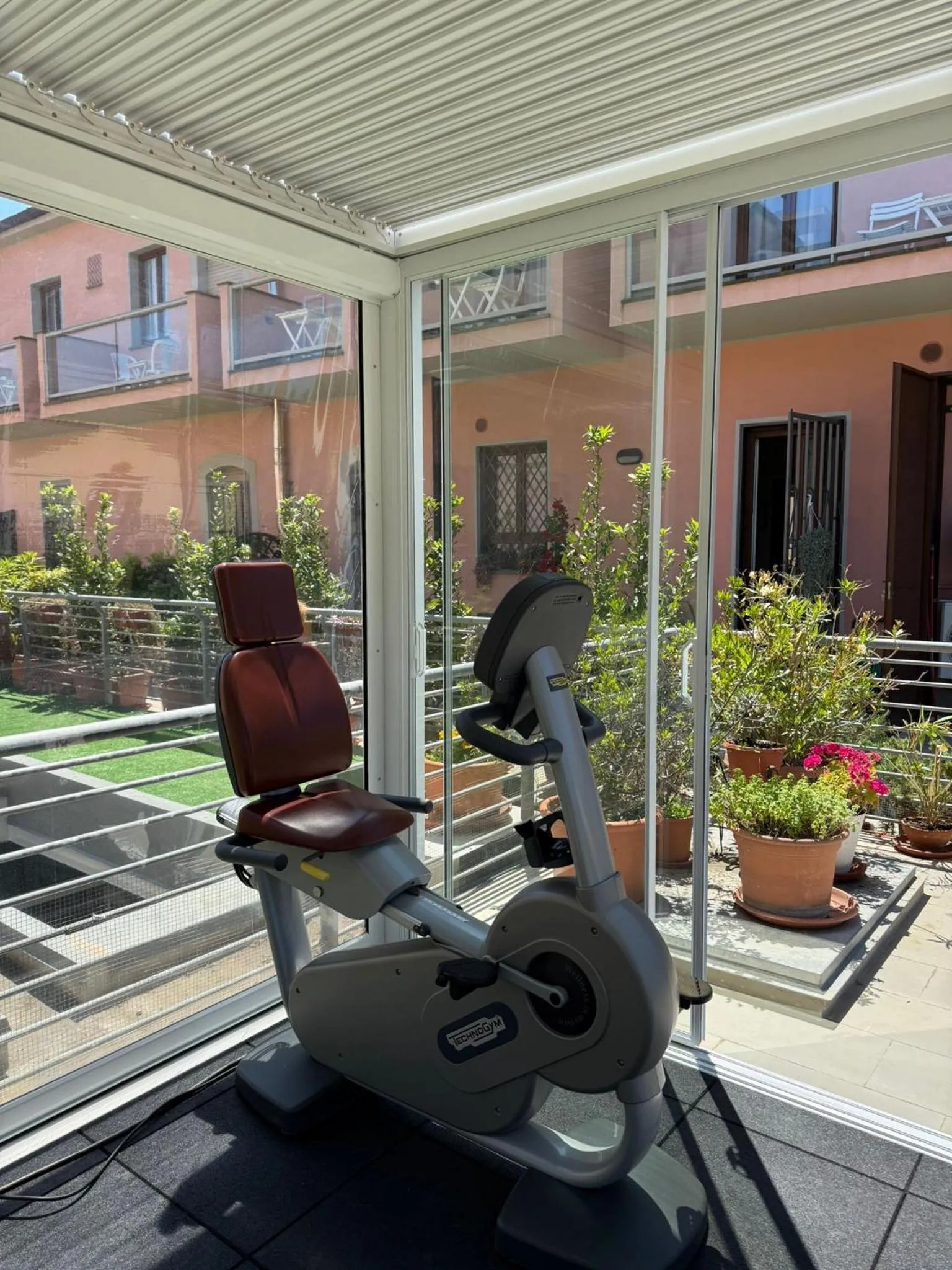 Fitness centre/facilities in Hotel Lucerna