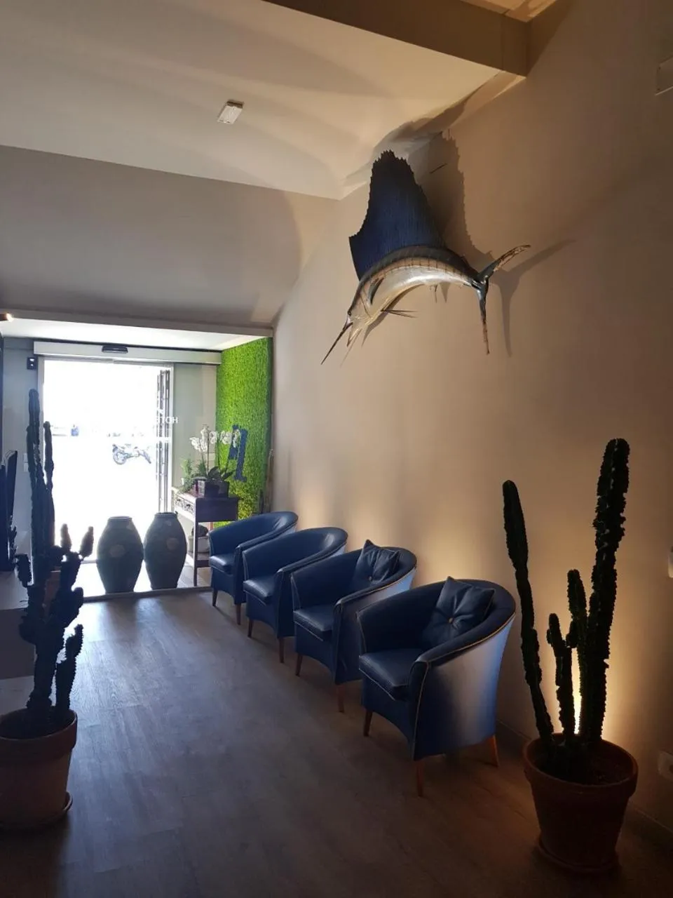 Communal lounge/ TV room in Hotel Lucerna