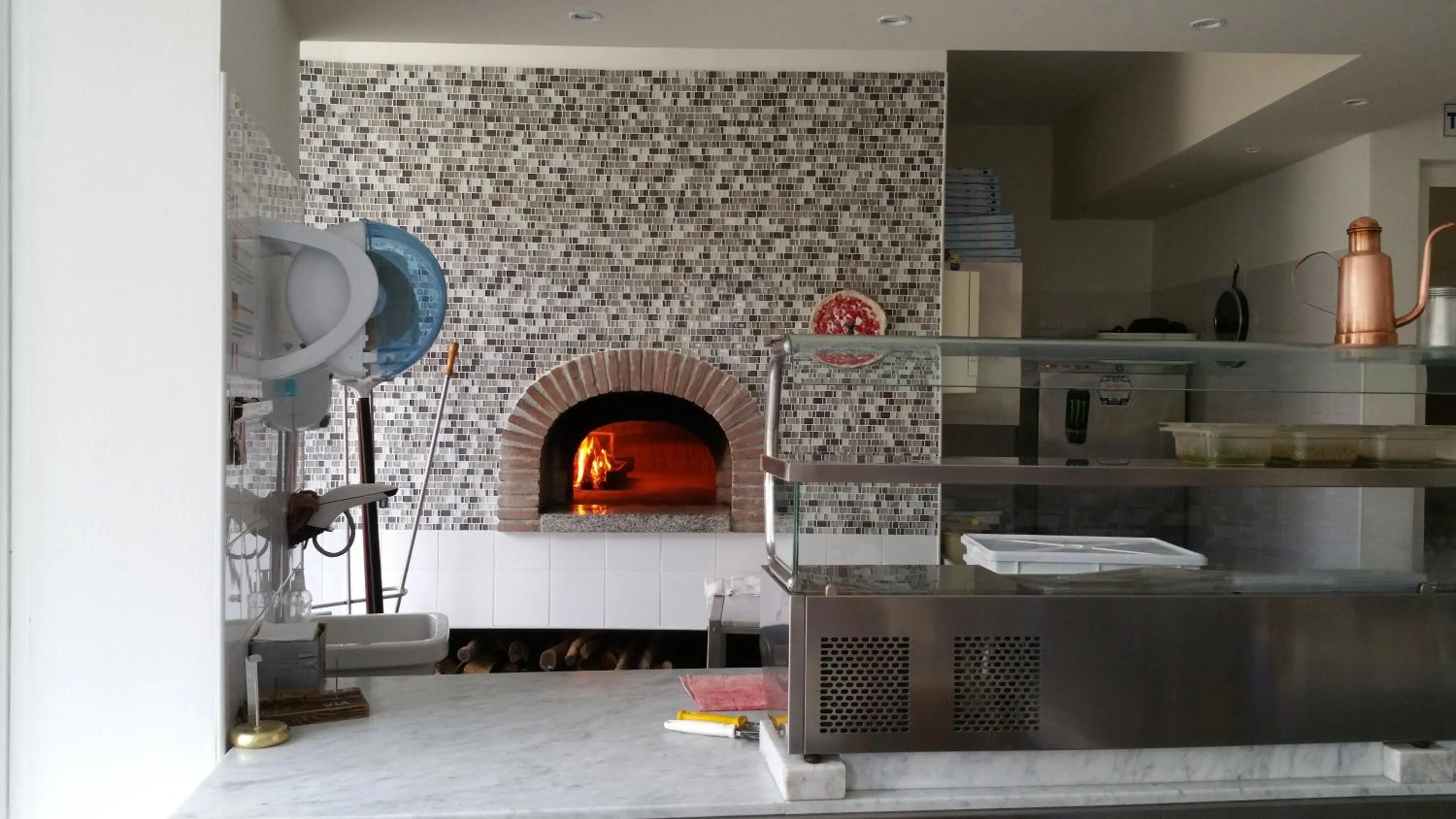 Kitchen or kitchenette in Hotel Lucerna