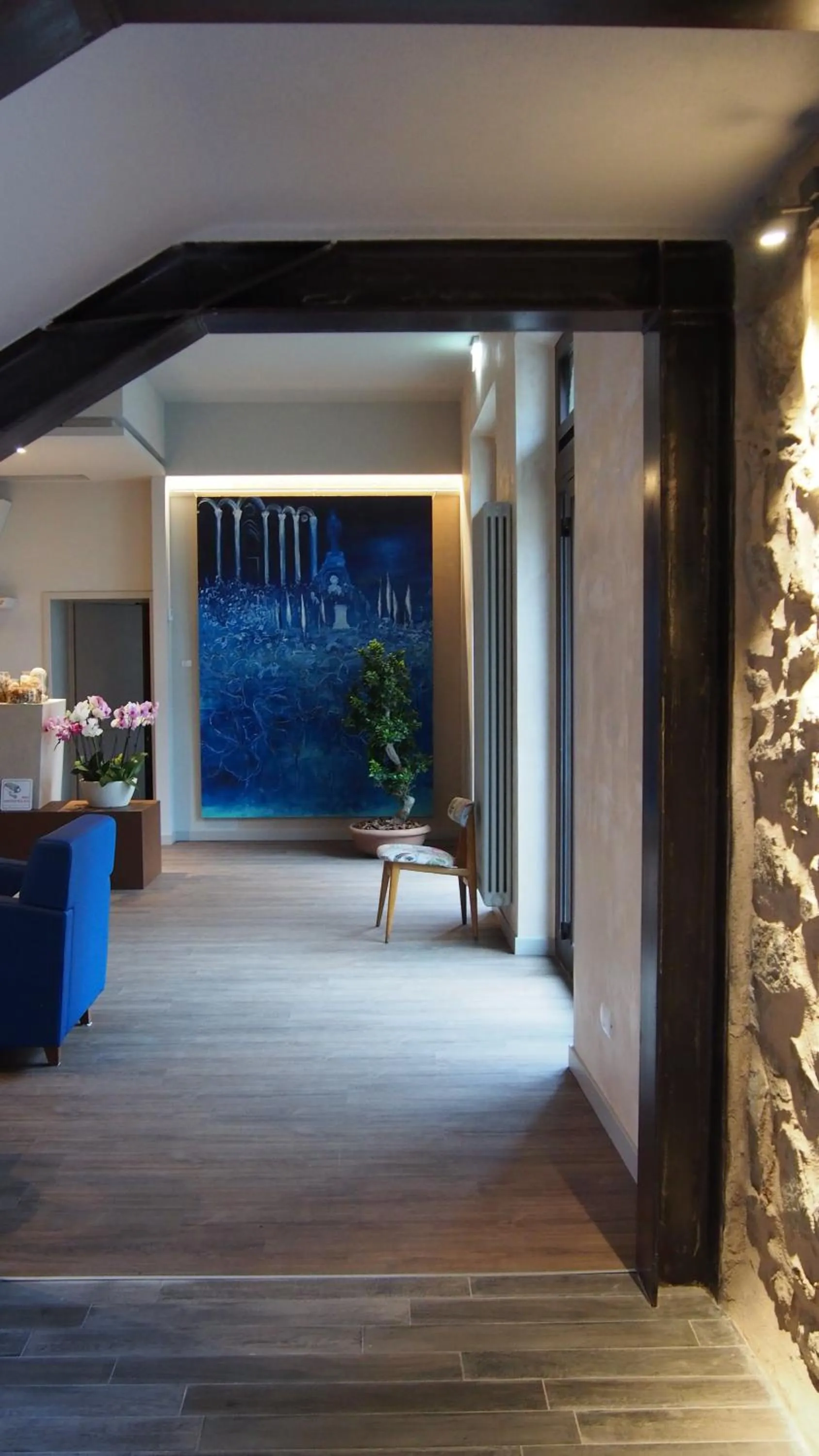 Communal kitchen in Hotel Lucerna