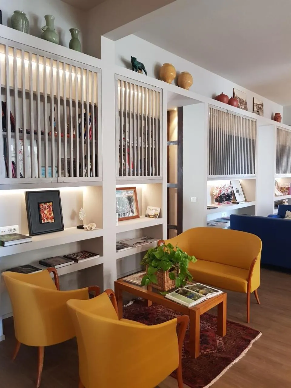 Library in Hotel Lucerna