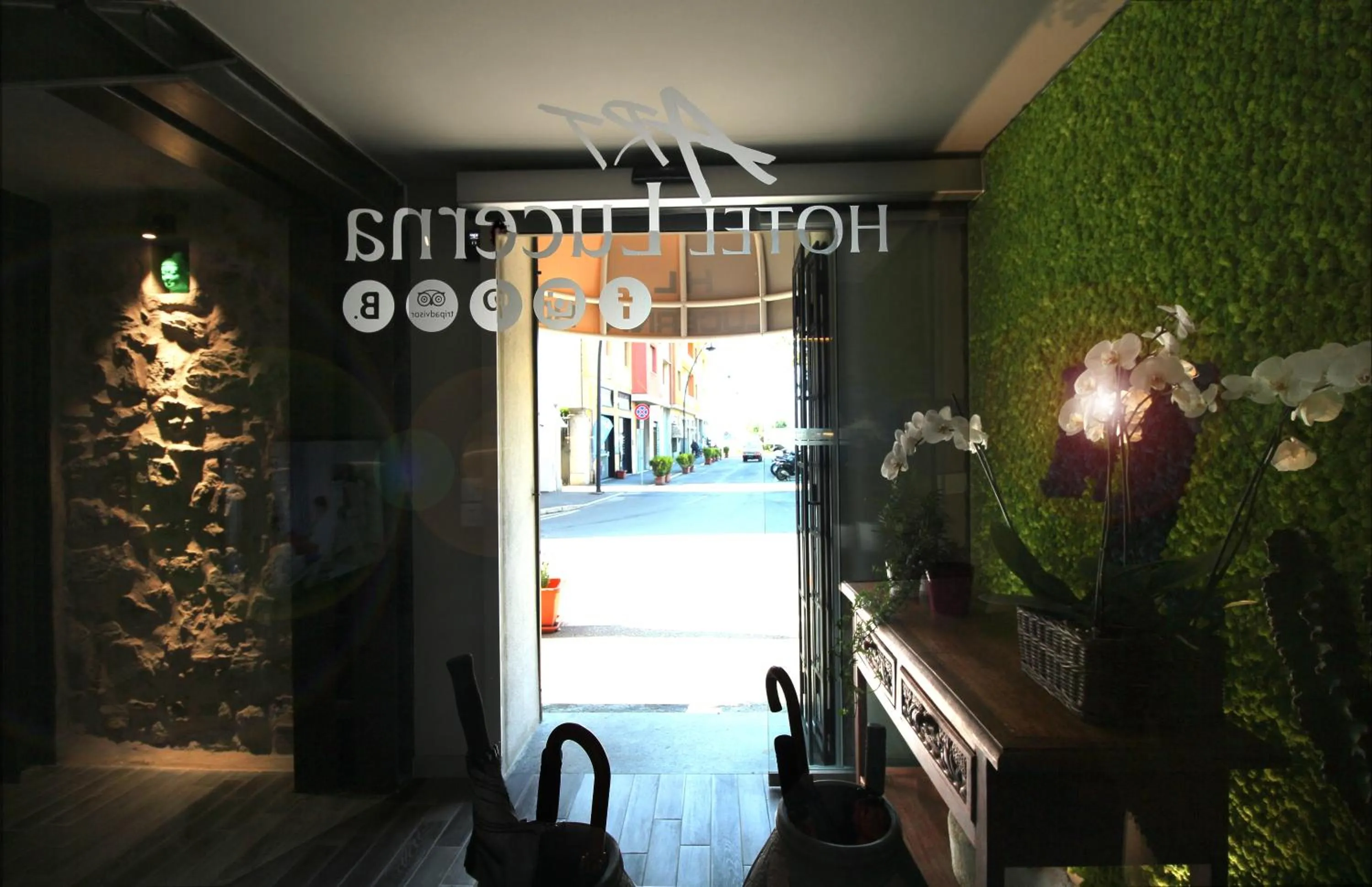 Facade/entrance in Hotel Lucerna