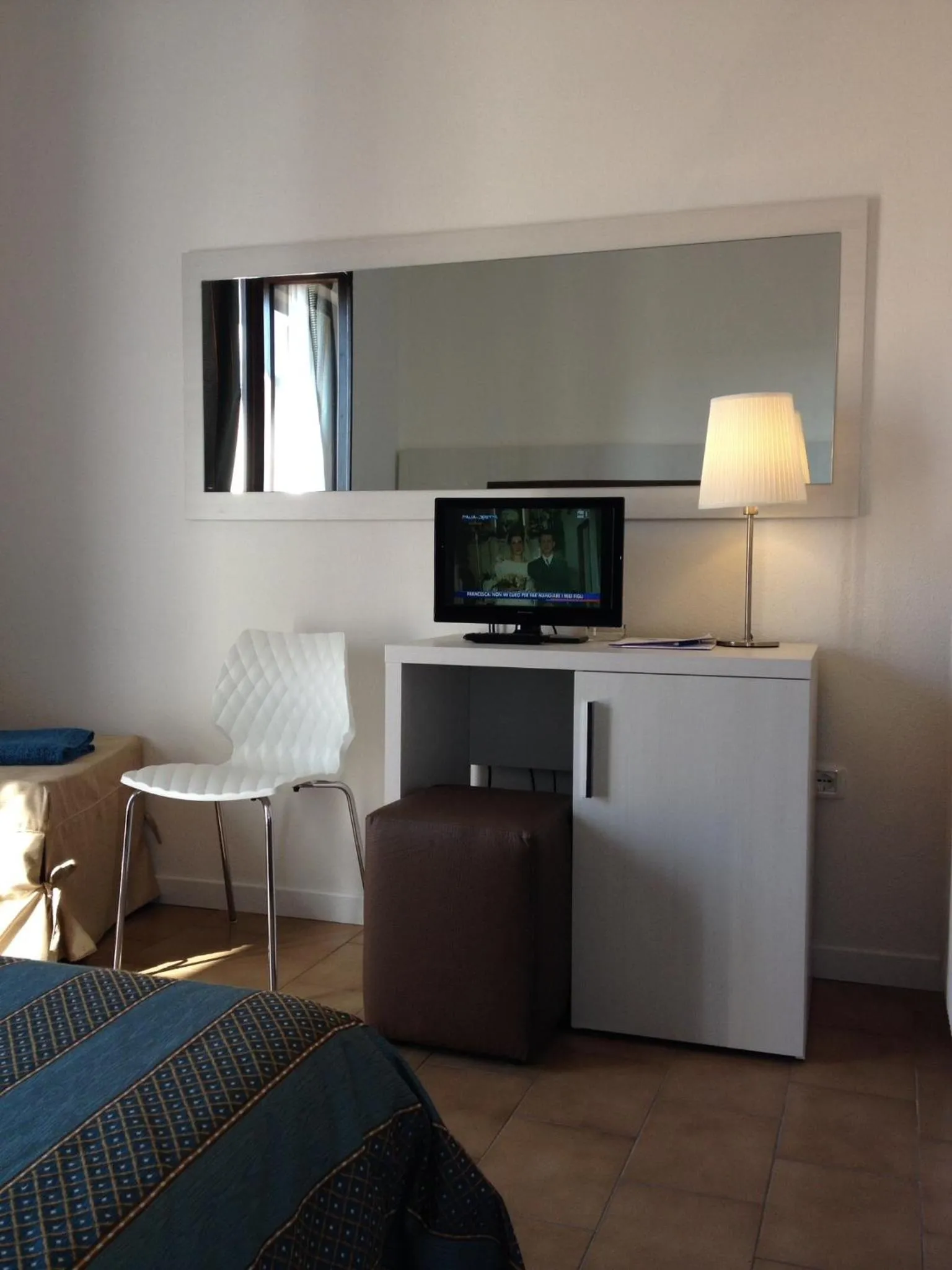 Decorative detail, Bed in Hotel Lucerna