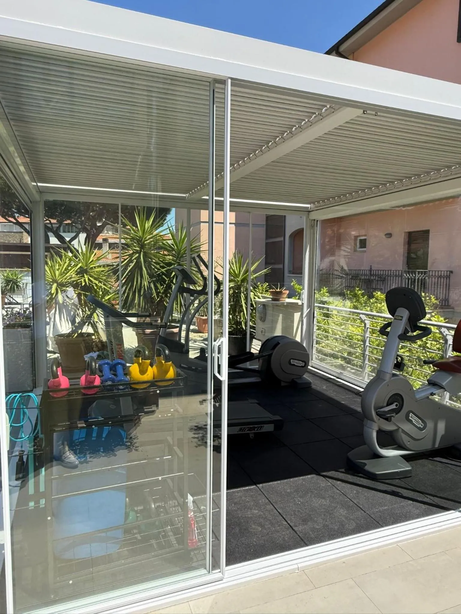 Fitness centre/facilities in Hotel Lucerna