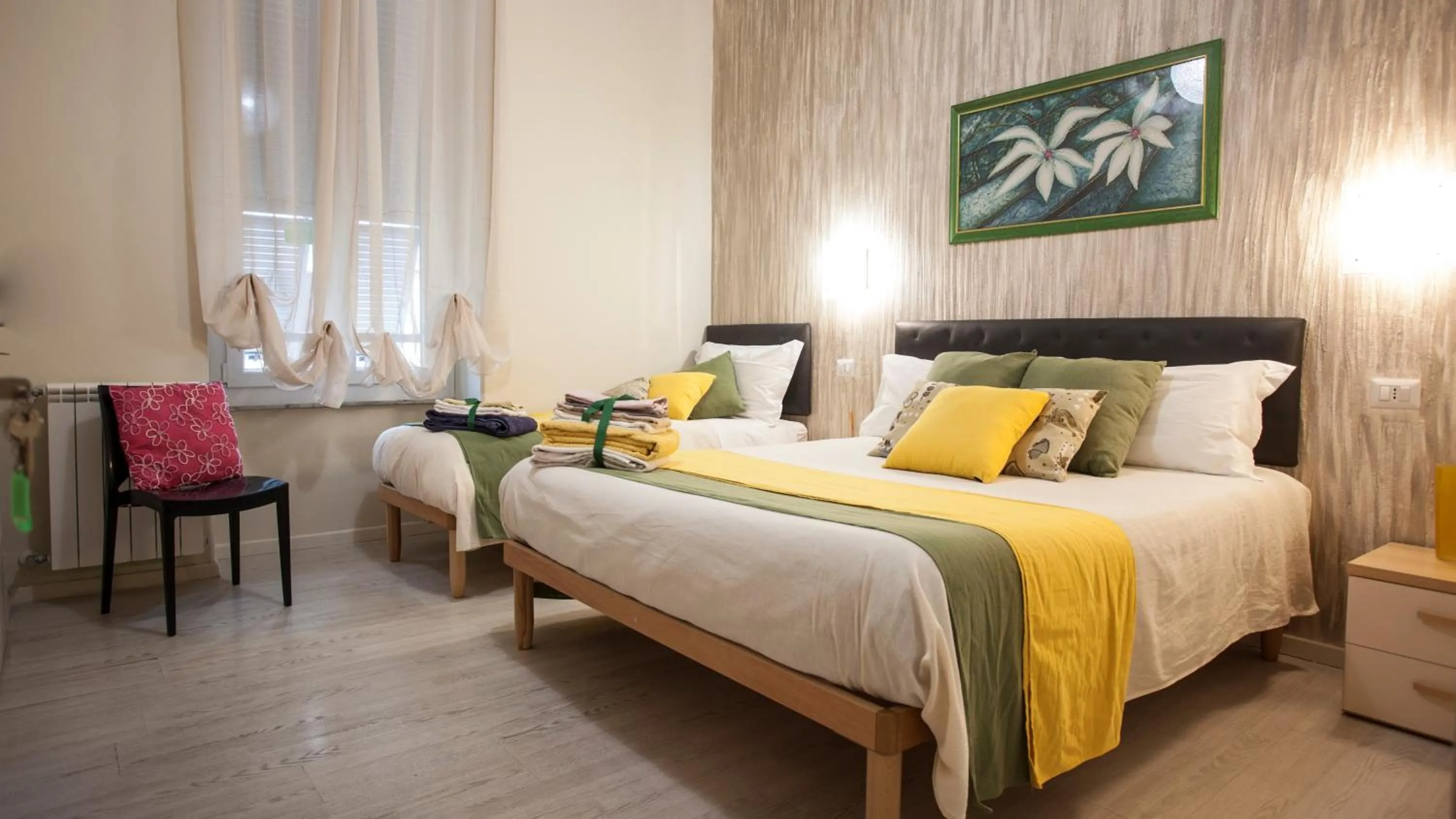 Bed in Il Quadrifoglio guesthouse