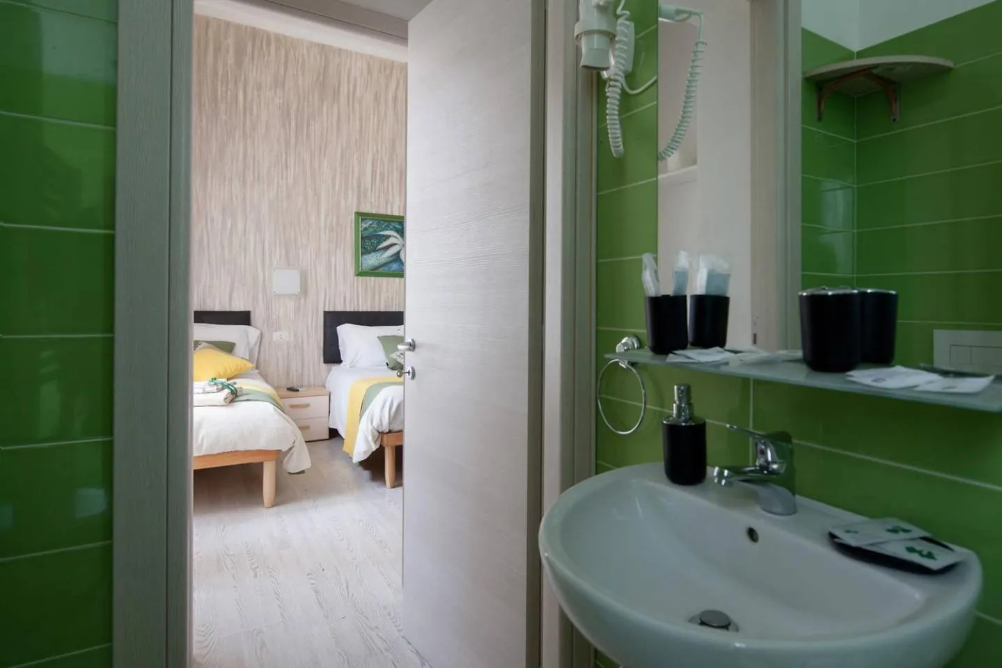 Bed in Il Quadrifoglio guesthouse