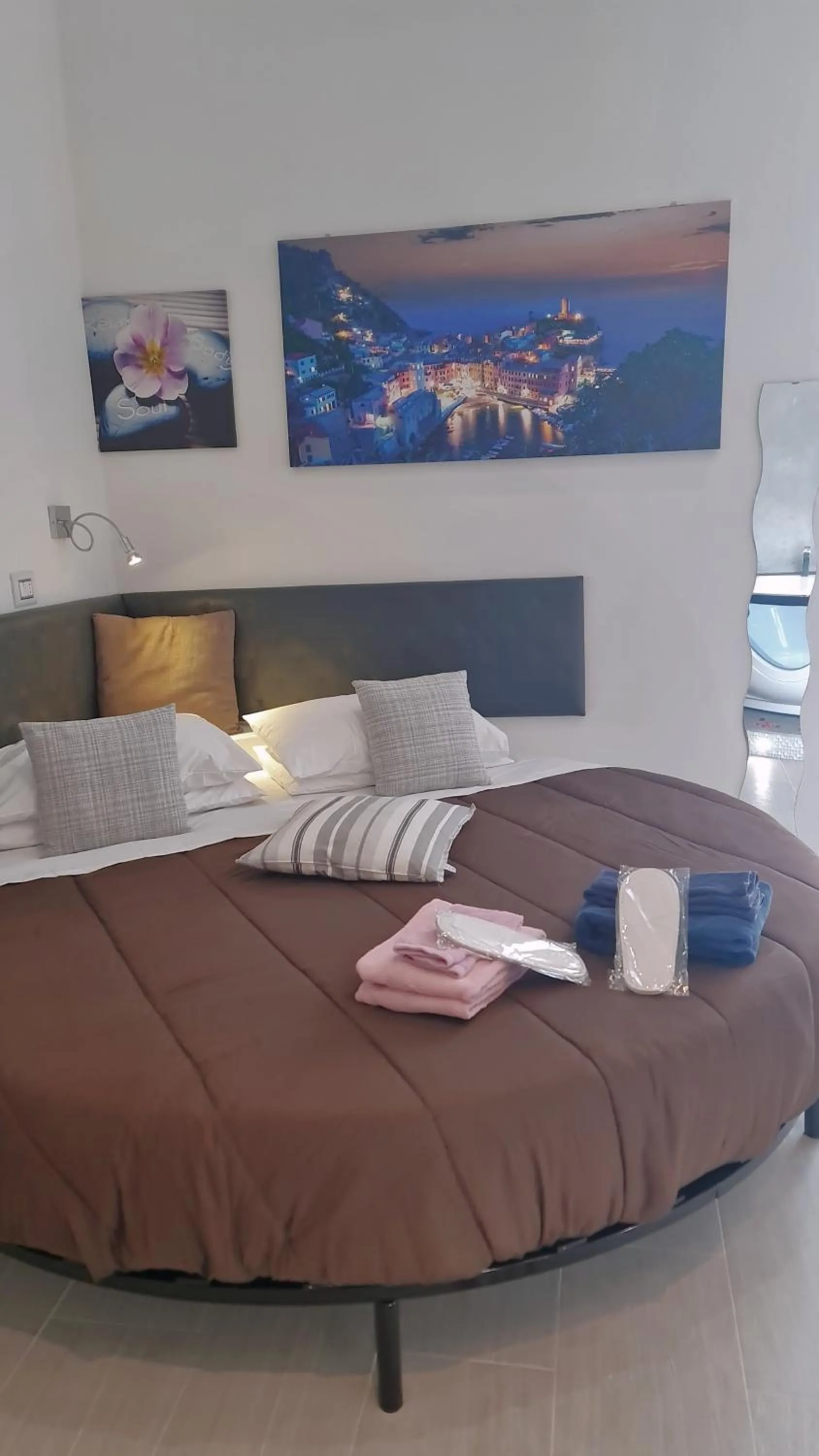 Bed in Il Quadrifoglio guesthouse