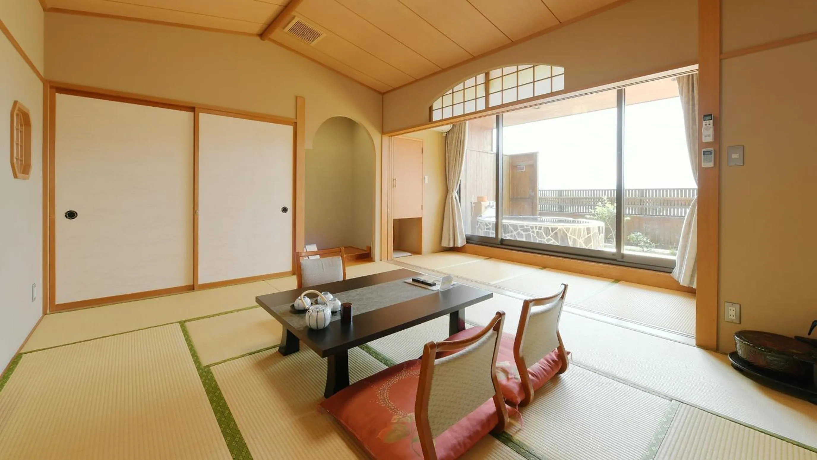 Open Air Bath in Hotel Koryu