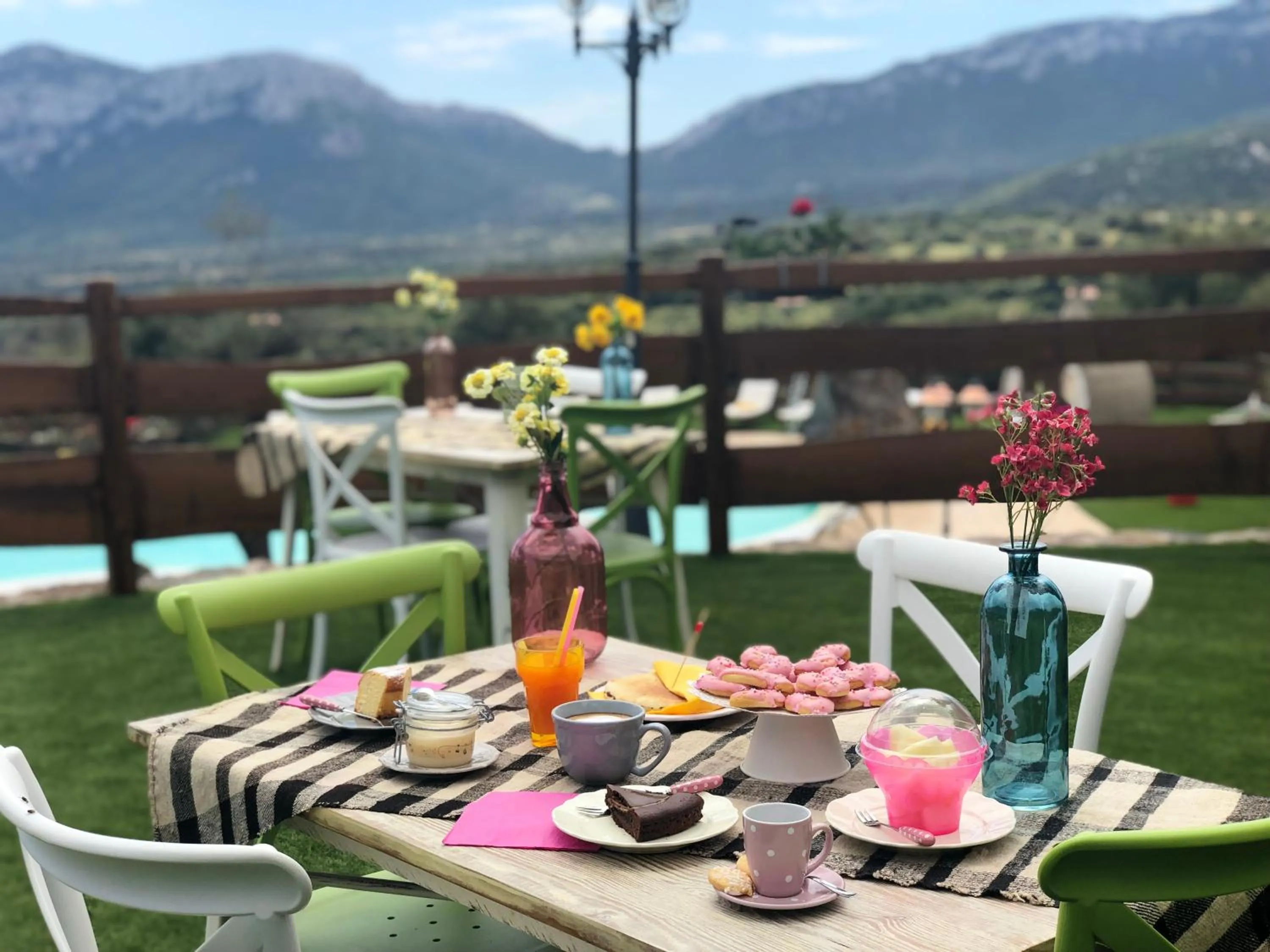 Natural landscape in Country House S'Ozzastru