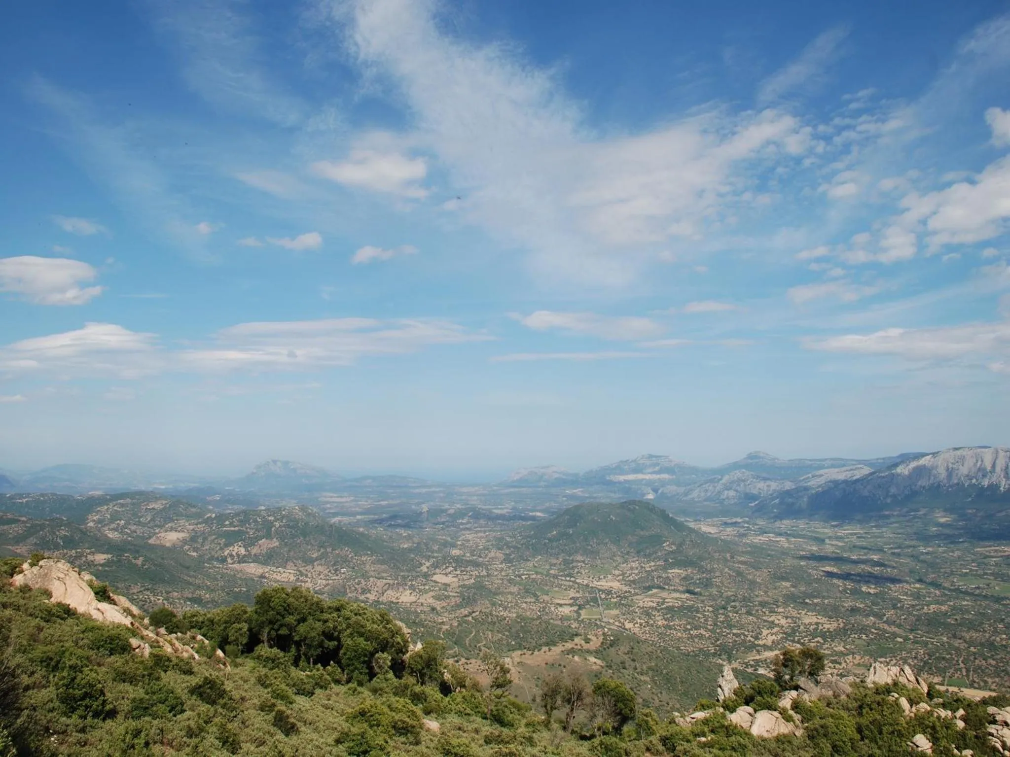 Natural landscape in Country House S'Ozzastru