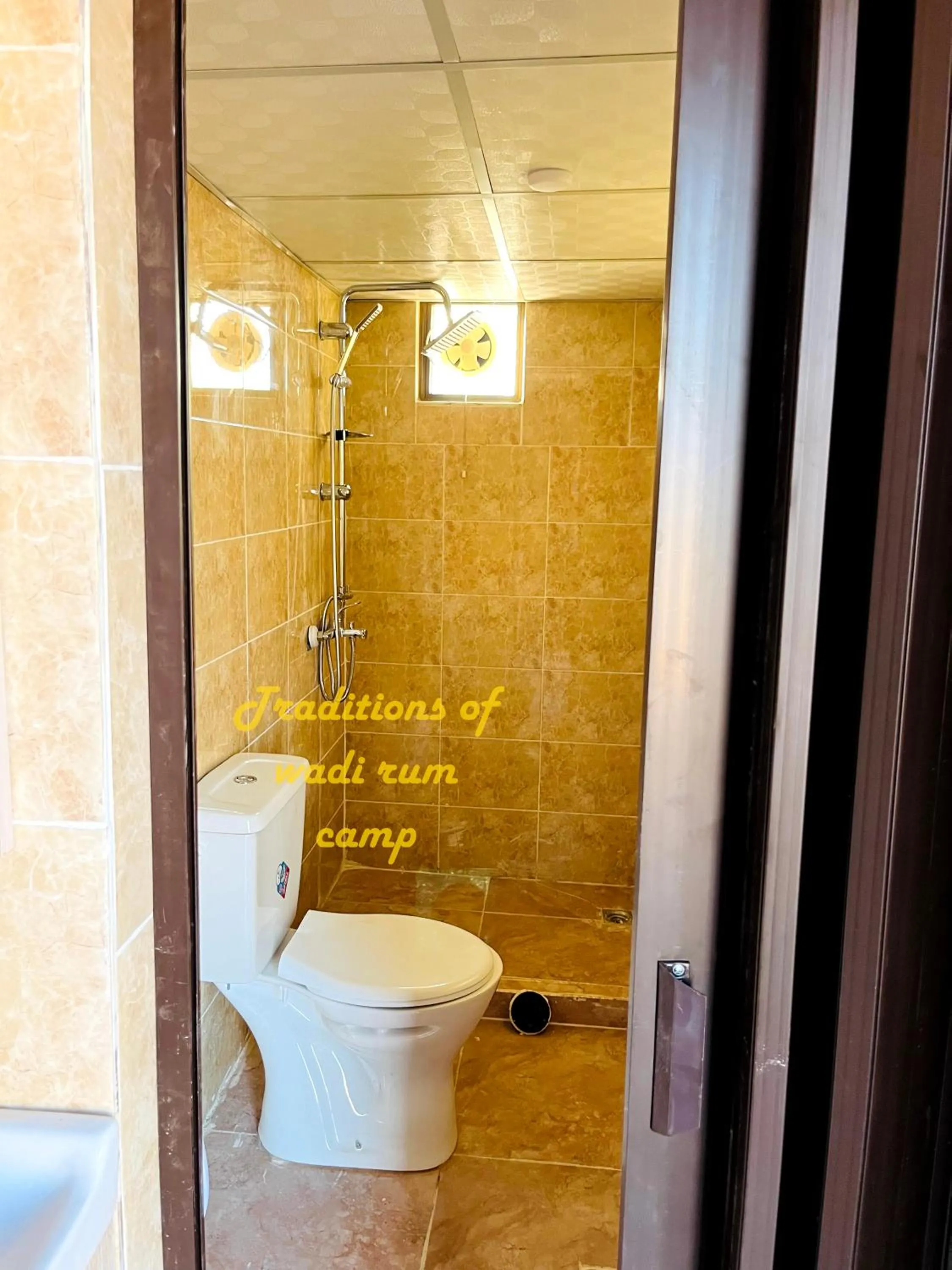 Shower in Traditions of Wadi Rum camp & jeep tour