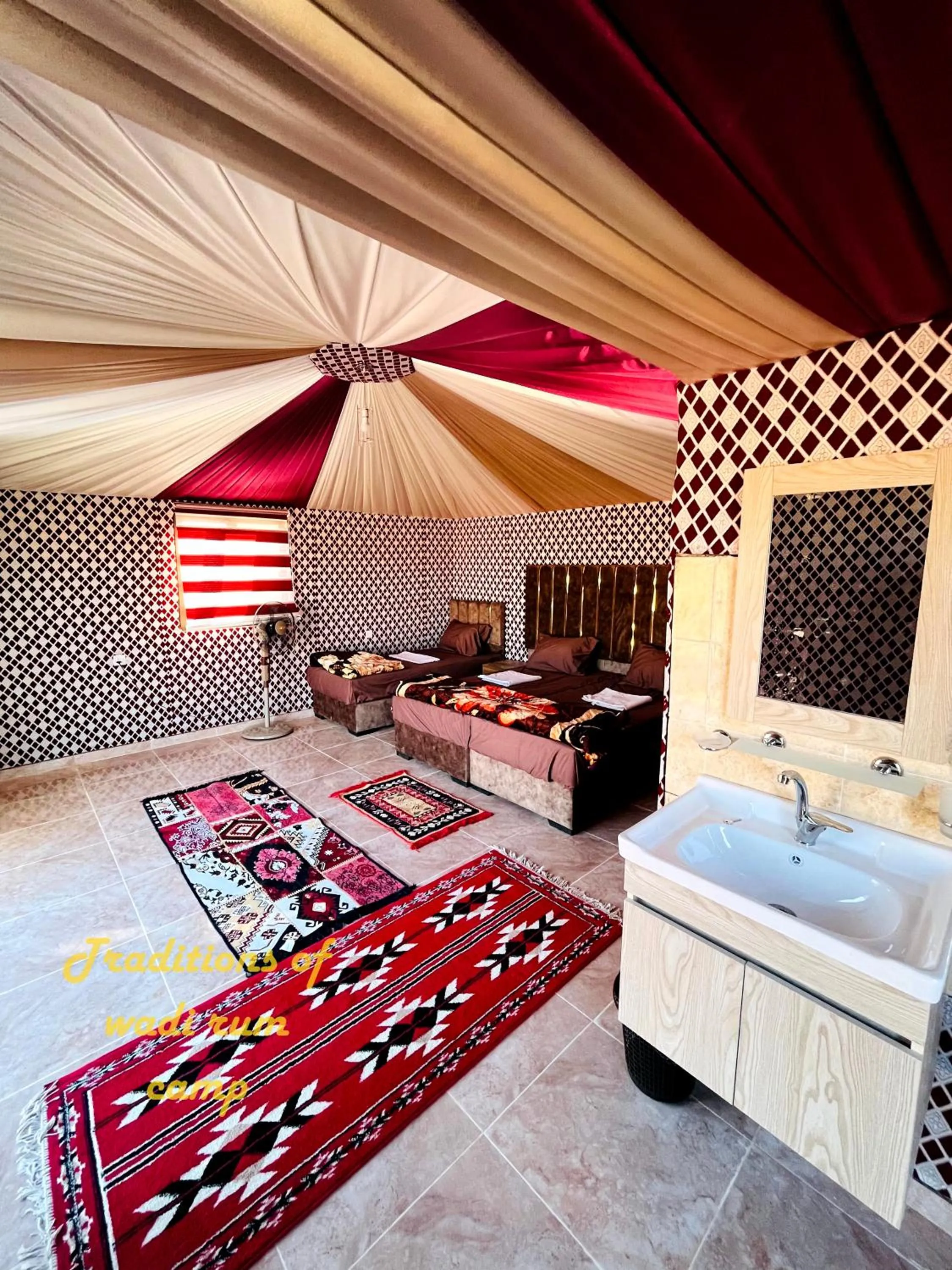 Traditions of Wadi Rum camp & jeep tour