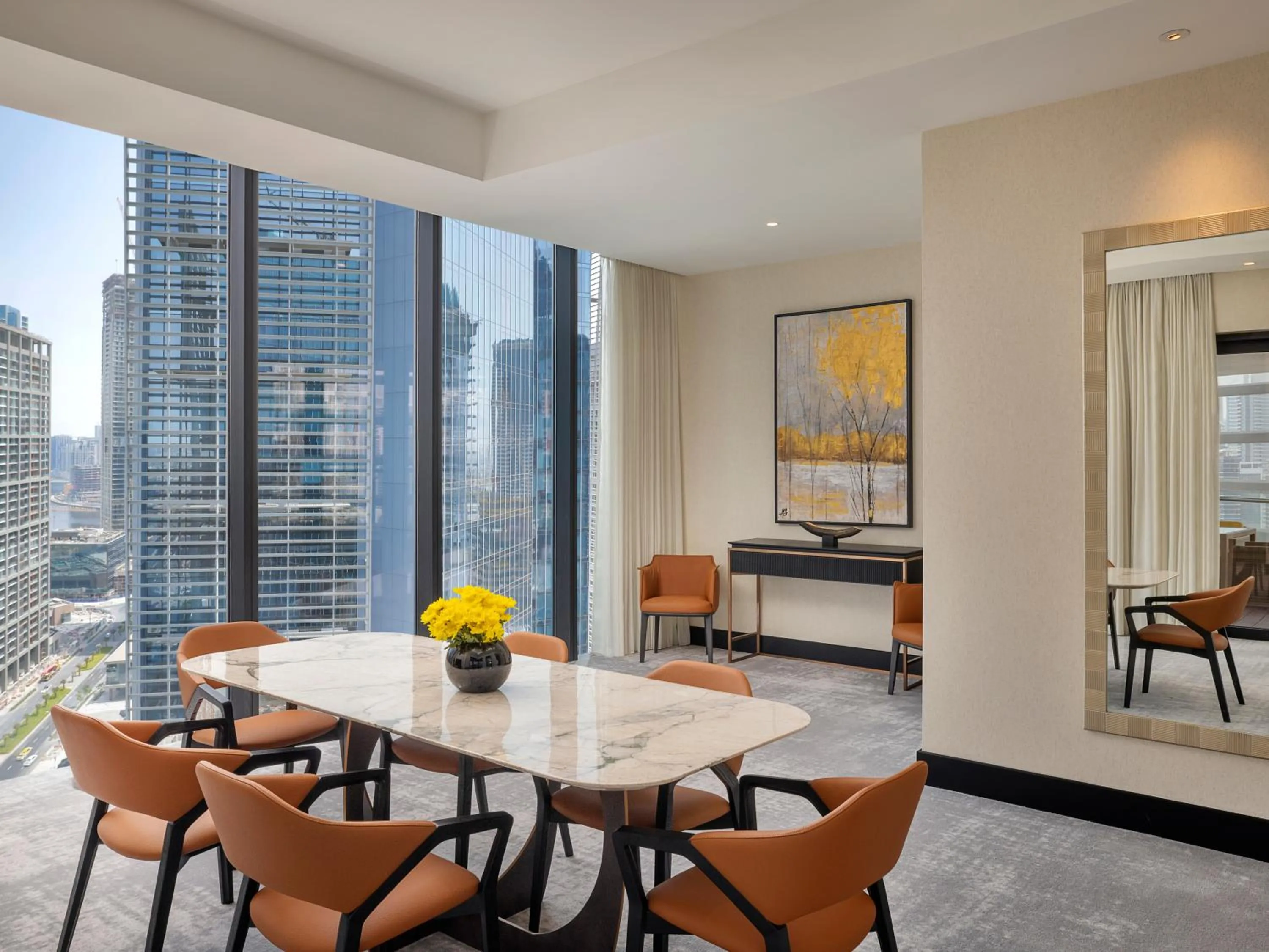 Dining area in Anantara Downtown Dubai